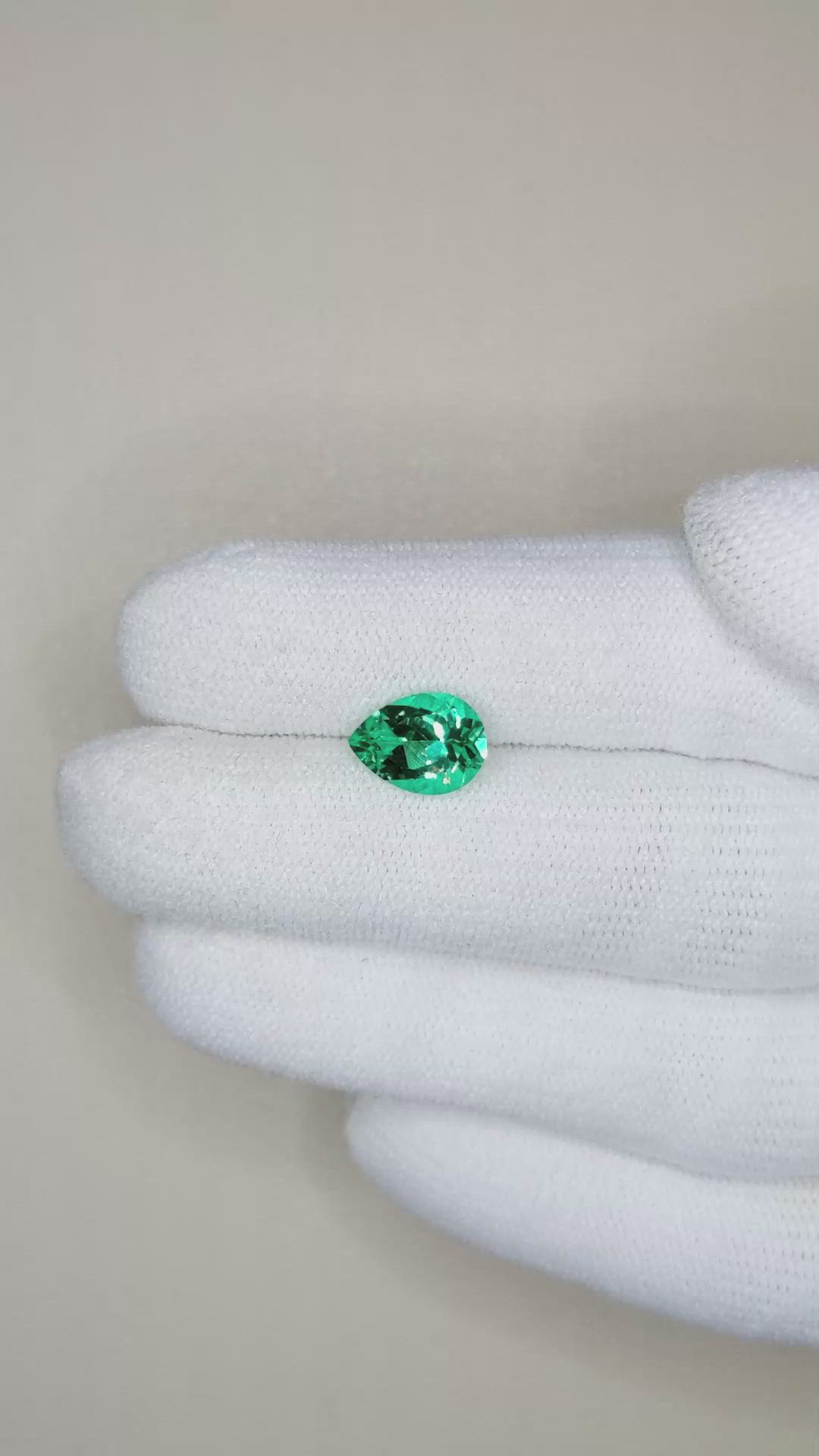 1.54 Ct. Emerald from Russia Size Video