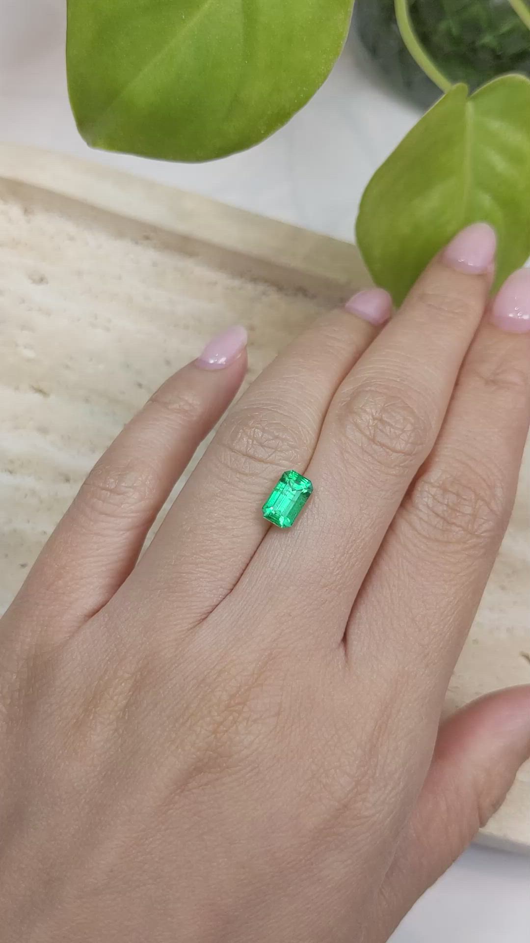 1.47 Ct. Emerald from Russia Size Video