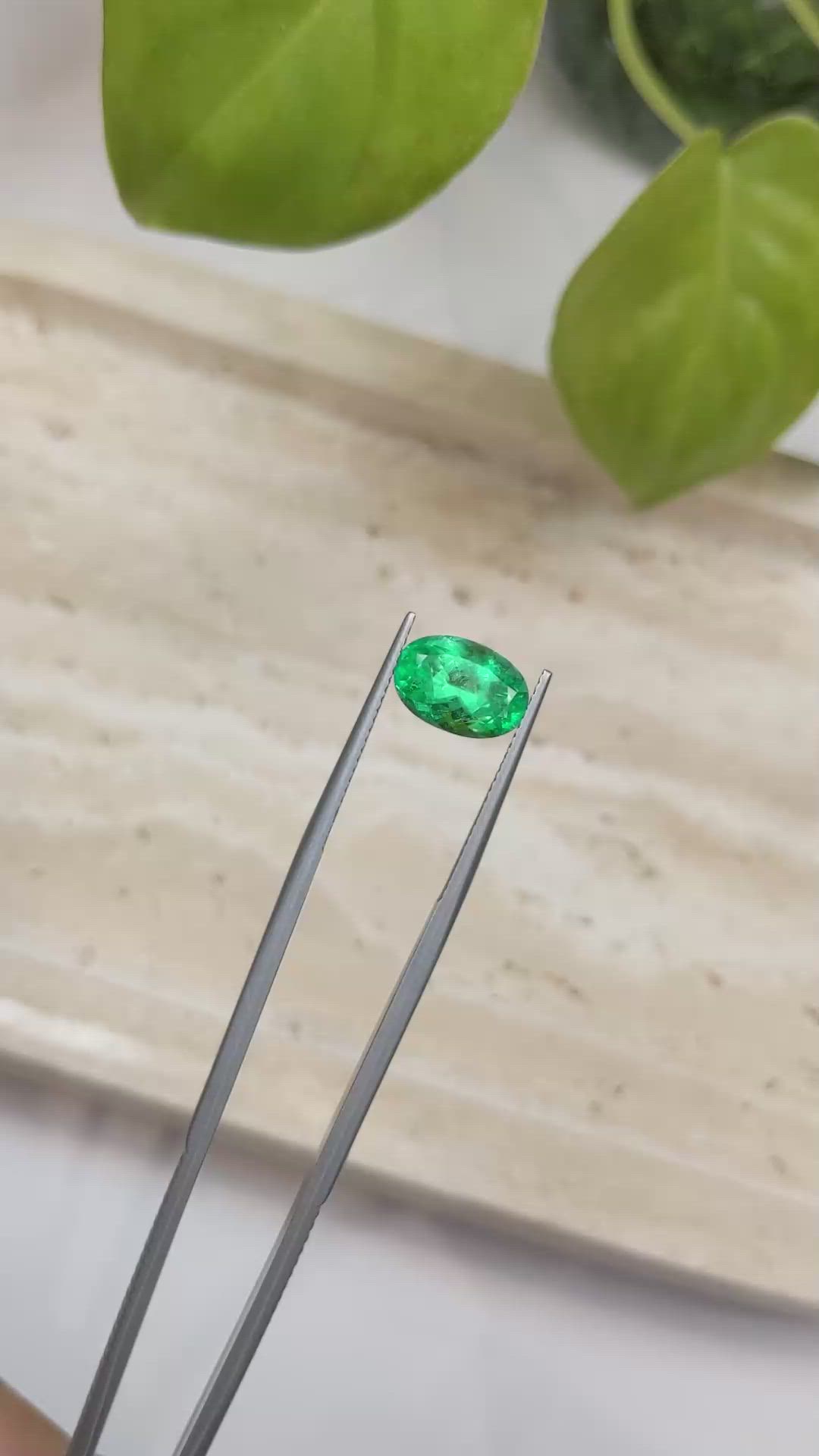 3.06 Ct. Emerald from Russia Size Video