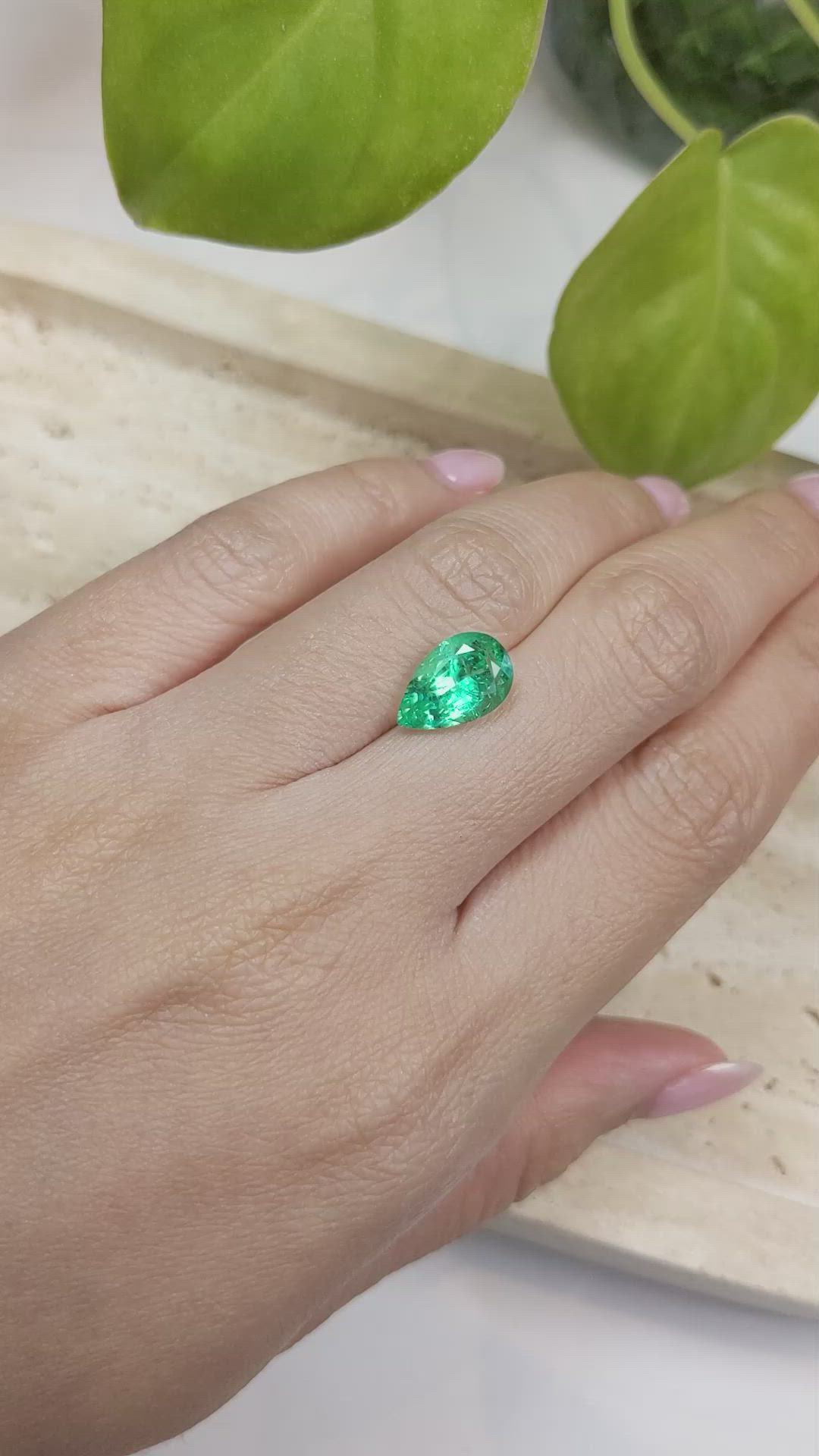2.91 Ct. Emerald from Russia Size Video