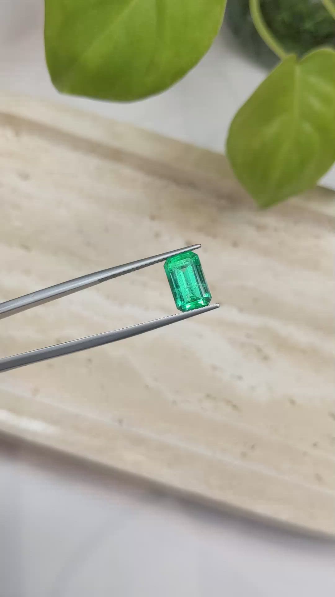 3.11 Ct. Emerald from Russia Size Video