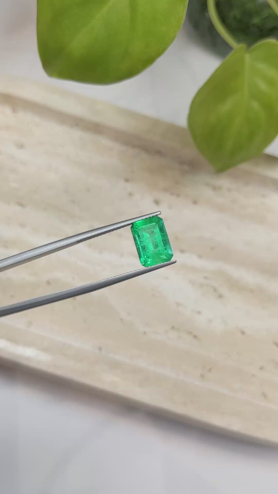 3.31 Ct. Emerald from Russia Size Video