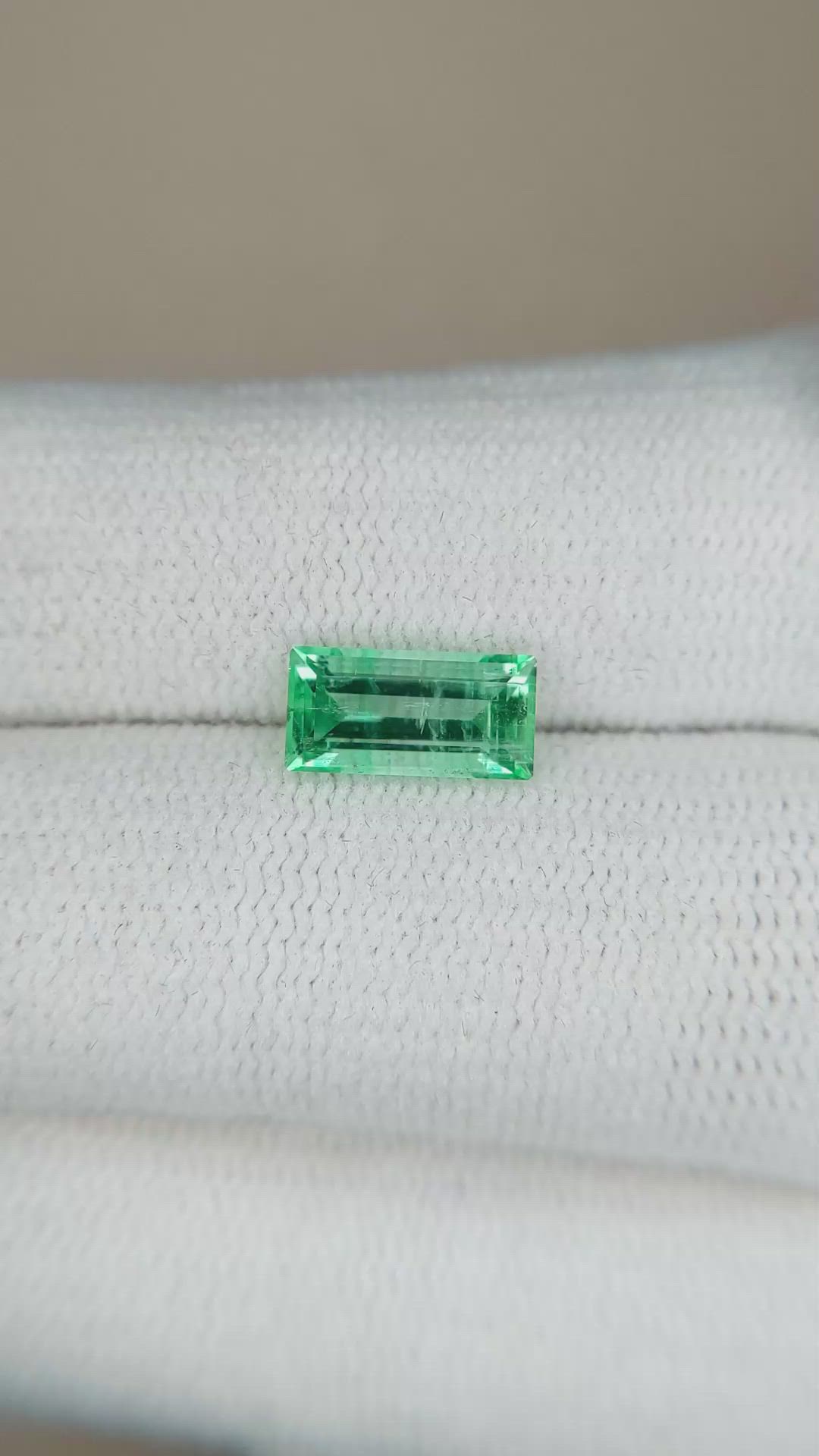 1.11 Ct. Emerald from Russia Size Video