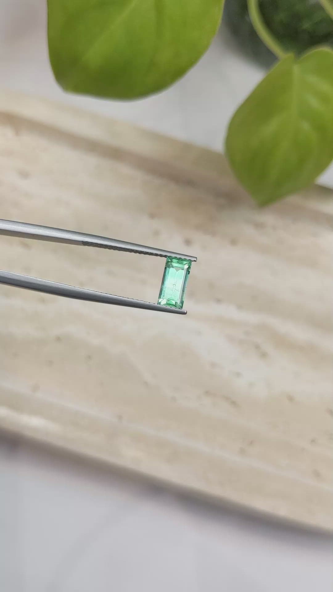 1.11 Ct. Emerald from Russia Size Video