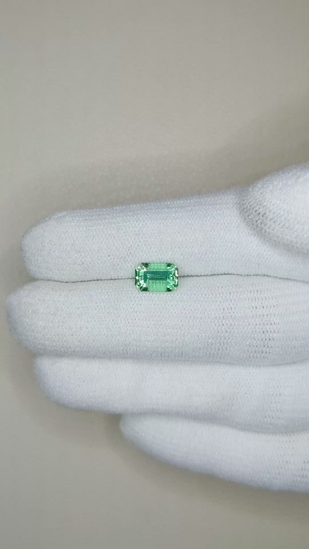 1.15 Ct. Emerald from Russia Size Video