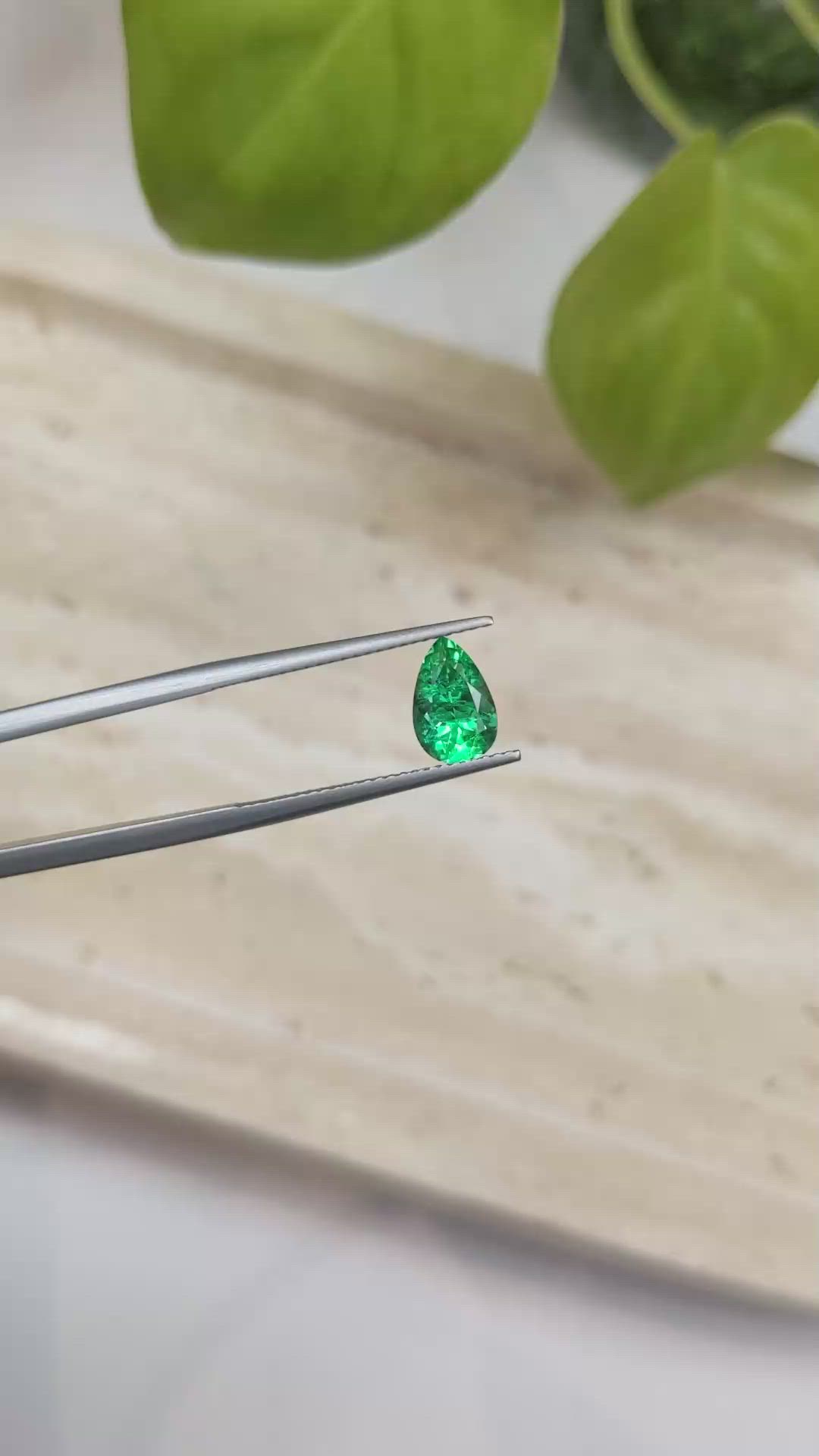 1.26 Ct. Emerald from Russia Size Video