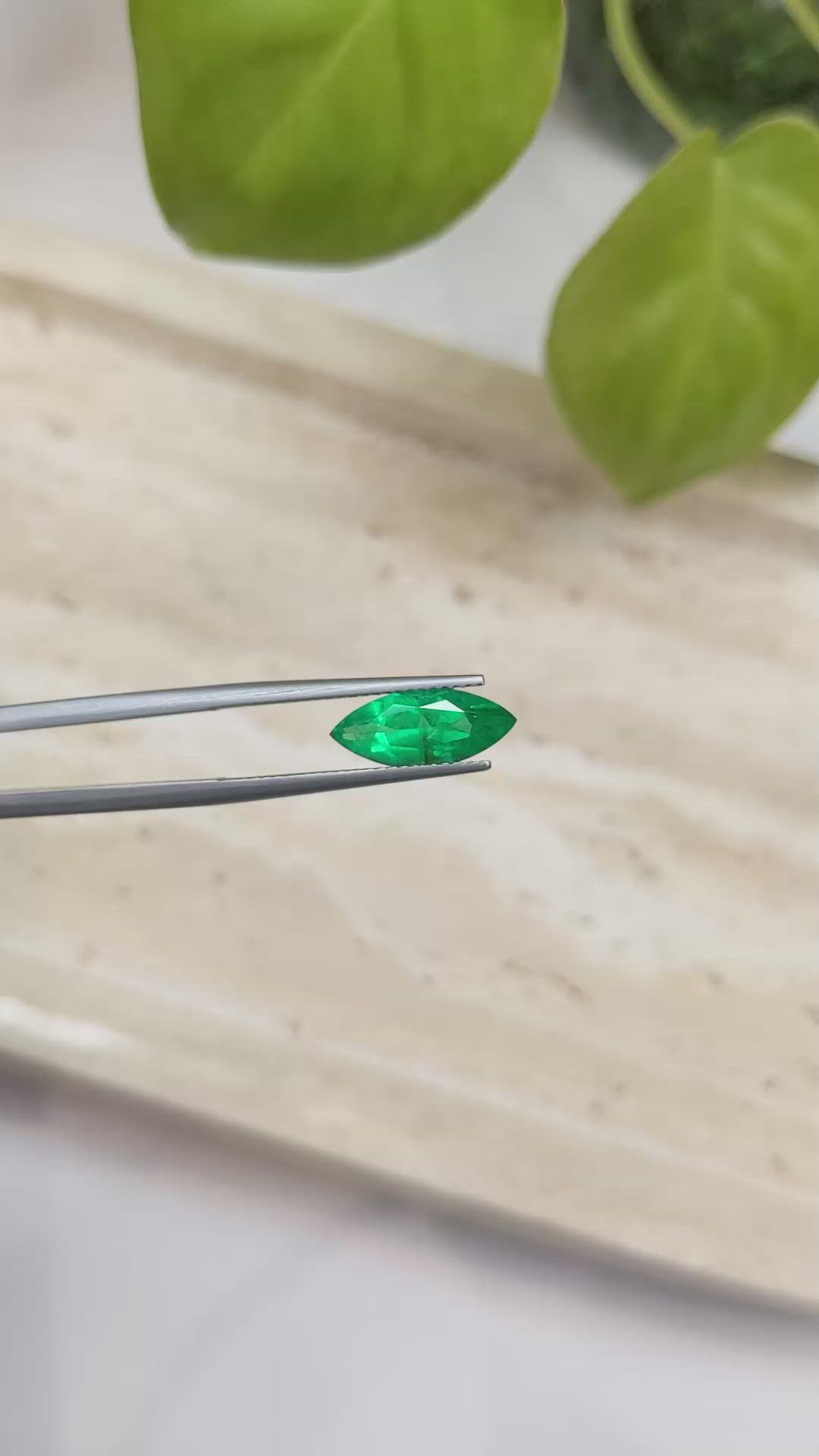 1.83 Ct. Emerald from Russia Size Video
