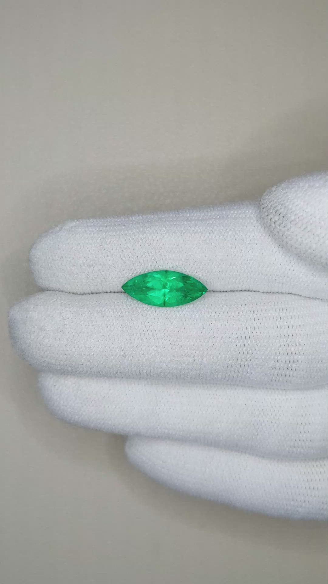 1.83 Ct. Emerald from Russia Size Video