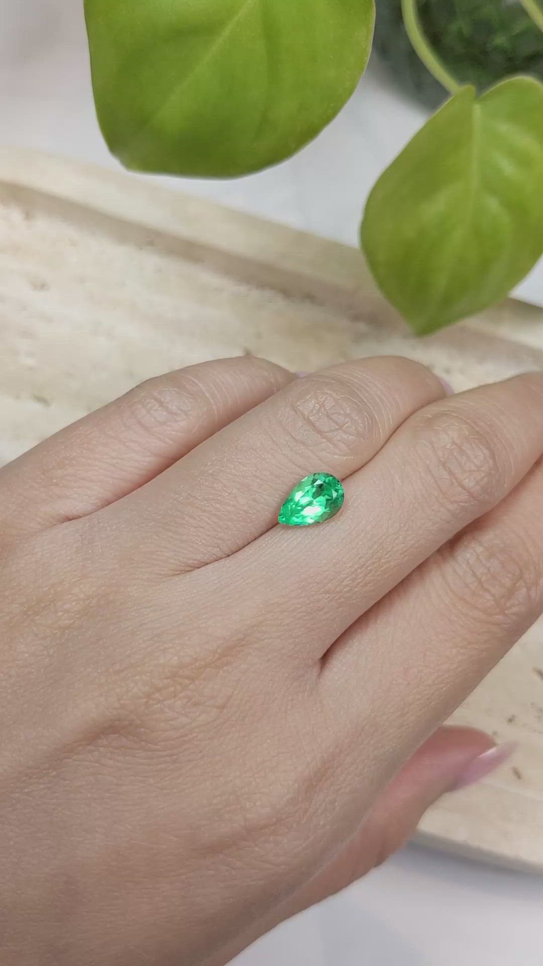 1.35 Ct. Emerald from Russia Size Video