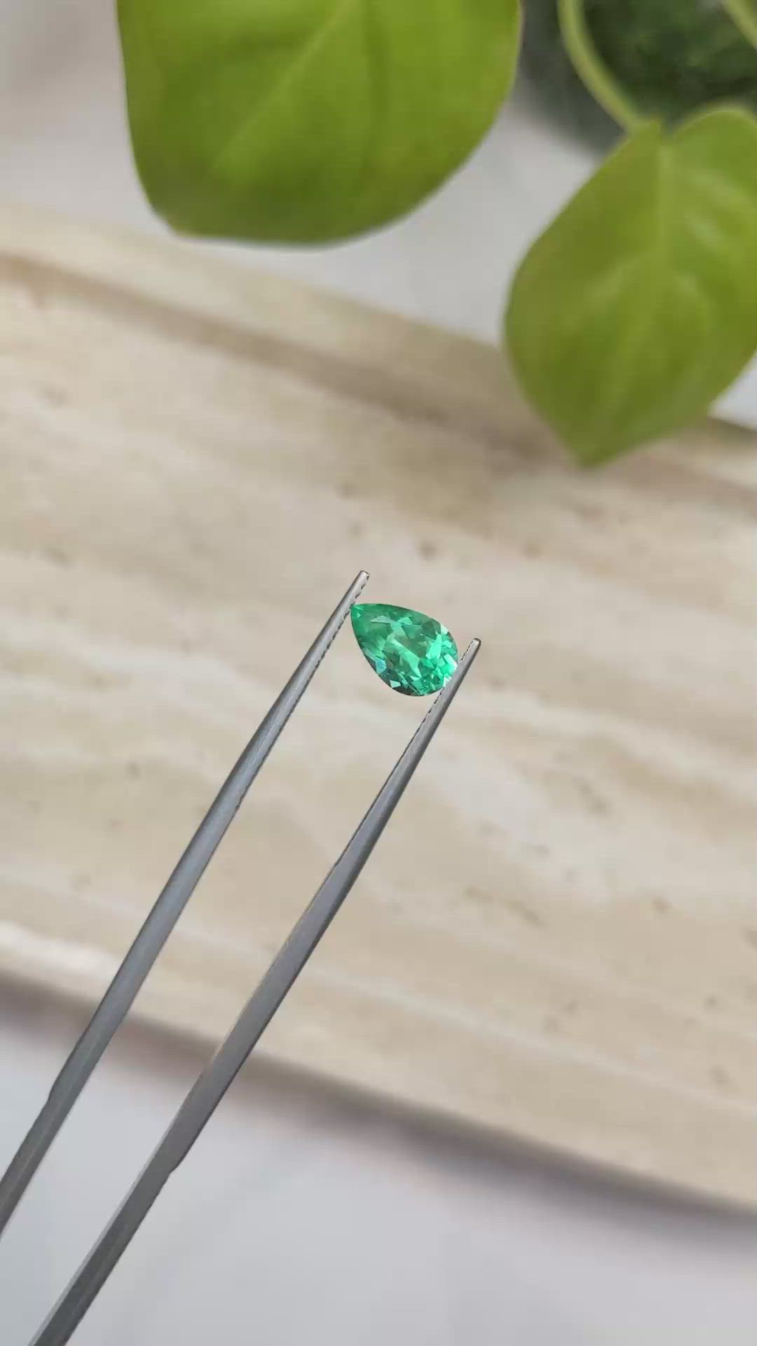 1.35 Ct. Emerald from Russia Size Video