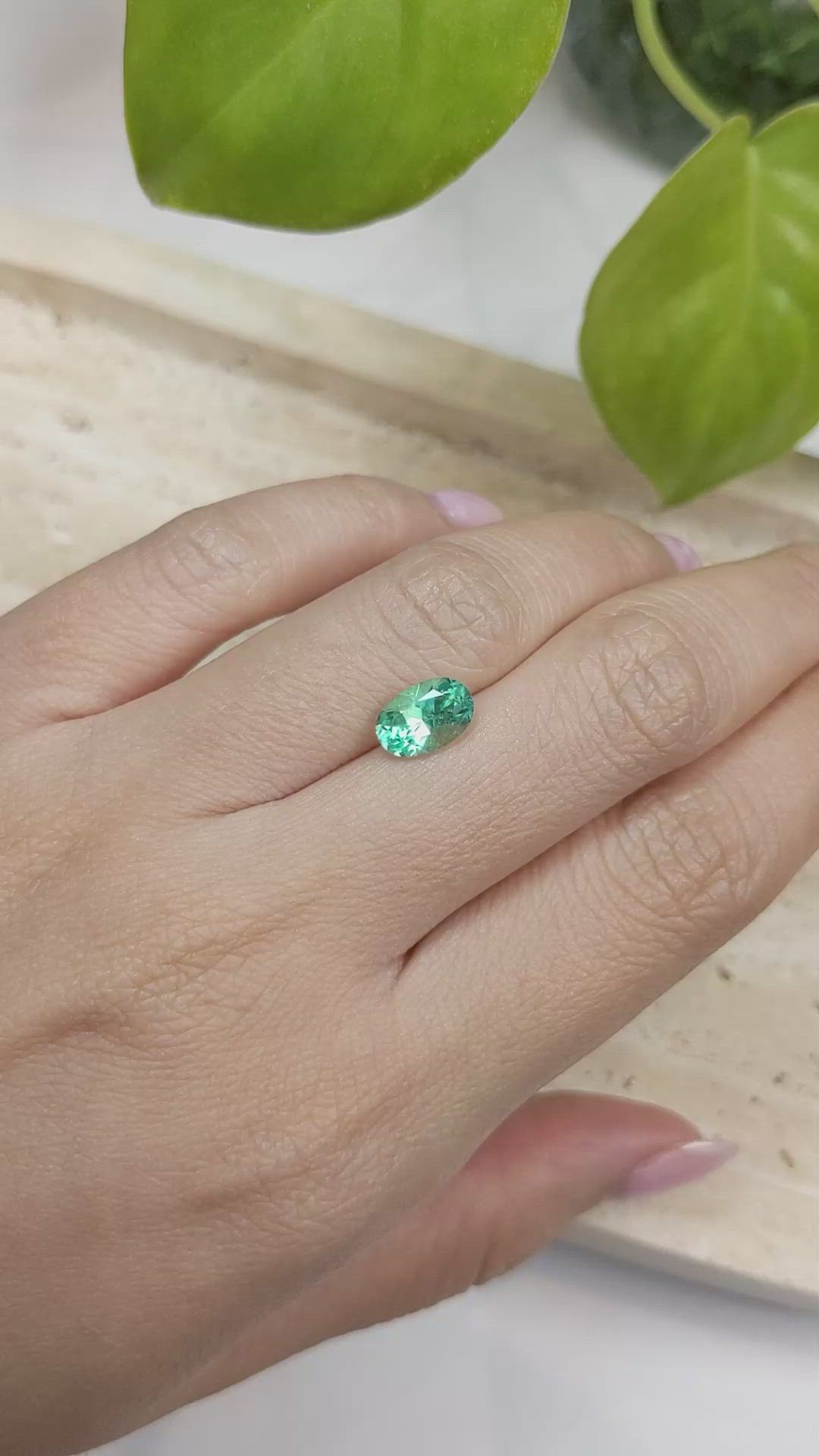 1.52 Ct. Emerald from Russia Size Video