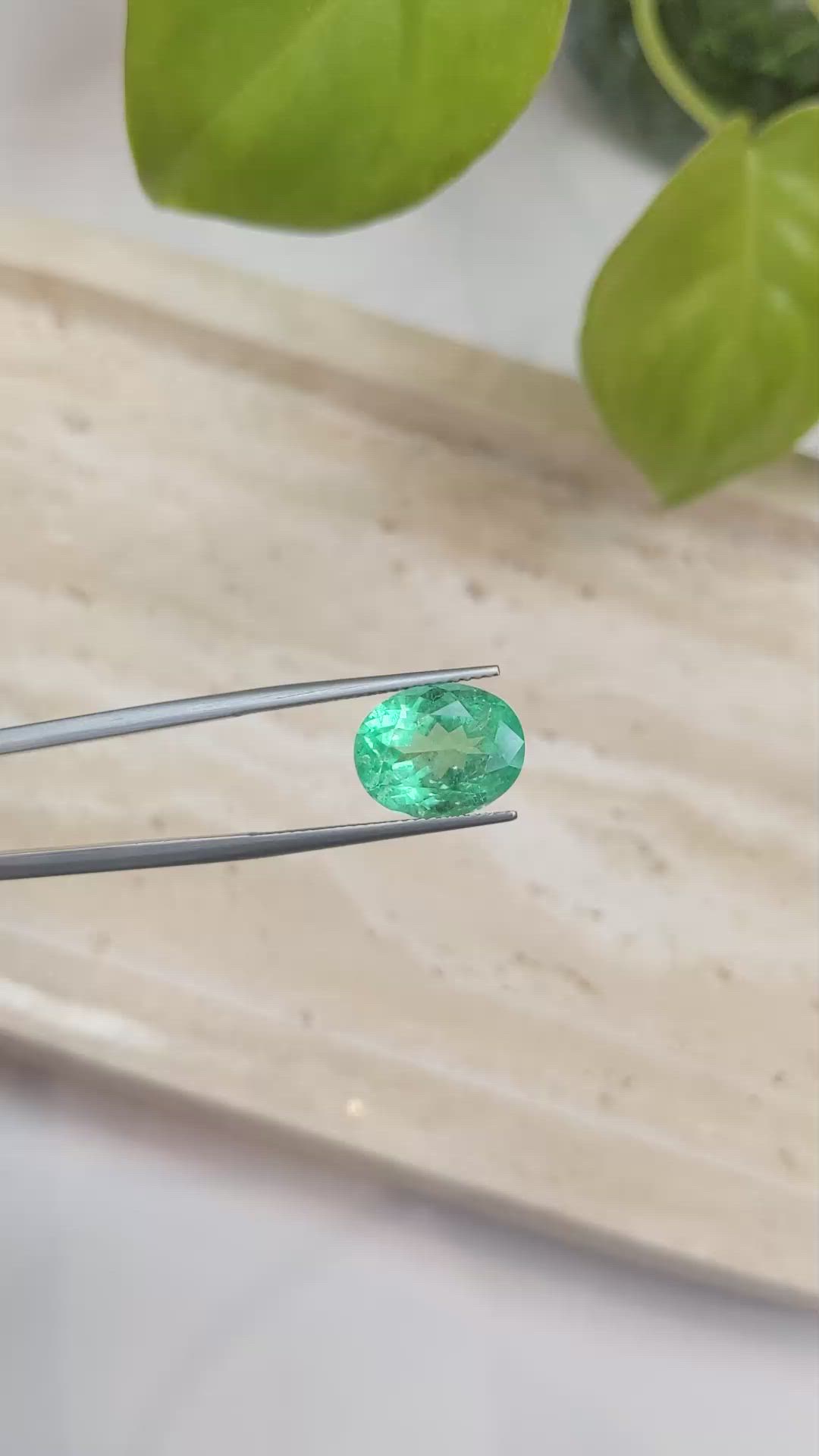 6.20 Ct. Emerald from Russia Size Video