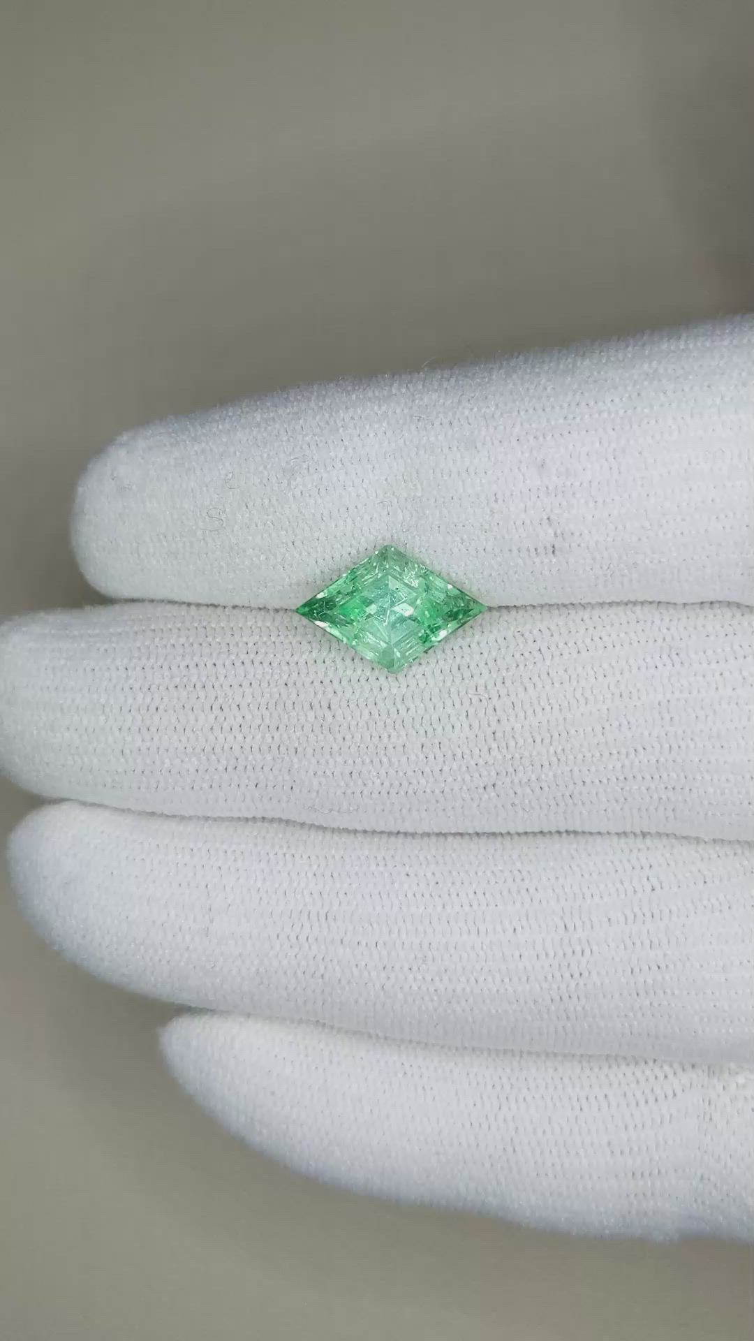 2.47 Ct. Emerald from Russia Size Video