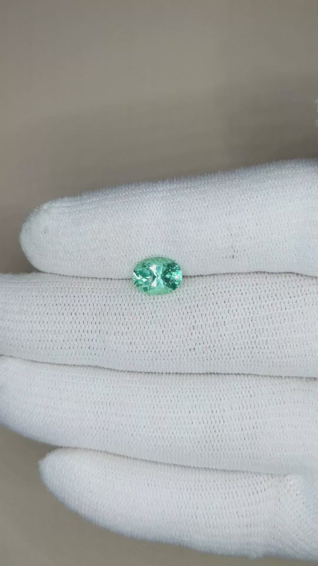 1.36 Ct. Emerald from Russia Size Video