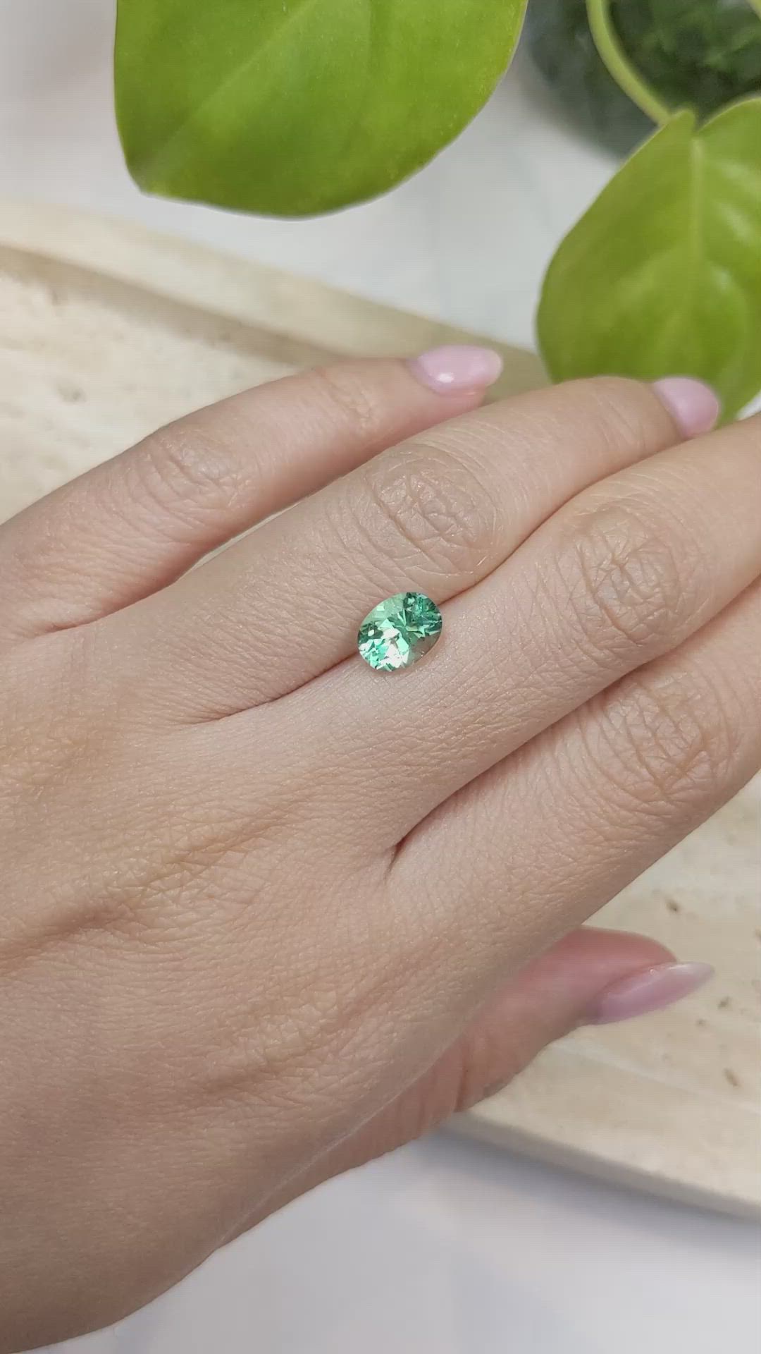 1.36 Ct. Emerald from Russia Size Video