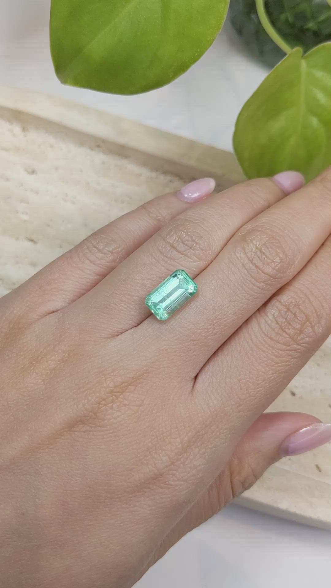 3.70 Ct. Emerald from Russia Size Video