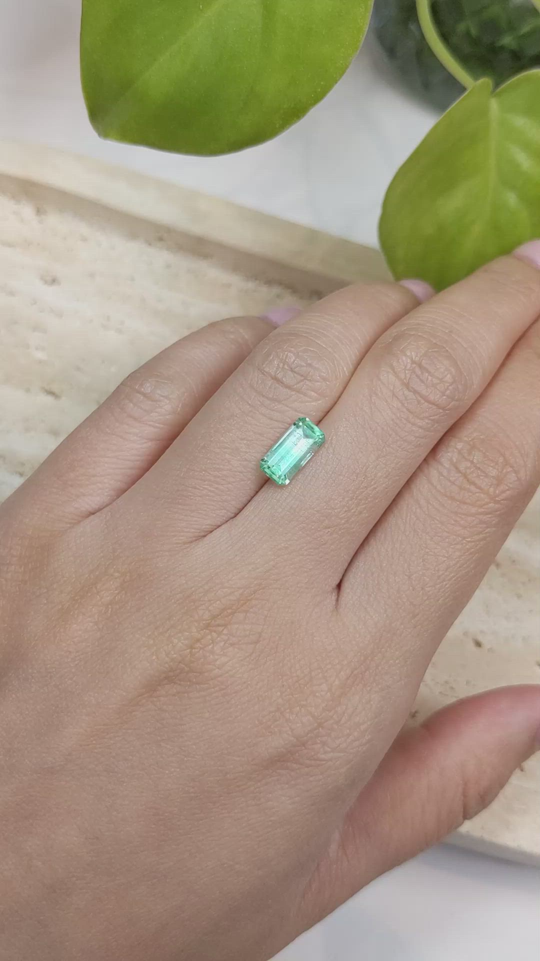 1.47 Ct. Emerald from Russia Size Video