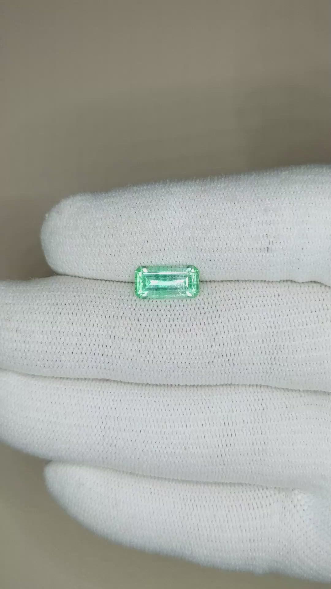 1.47 Ct. Emerald from Russia Size Video