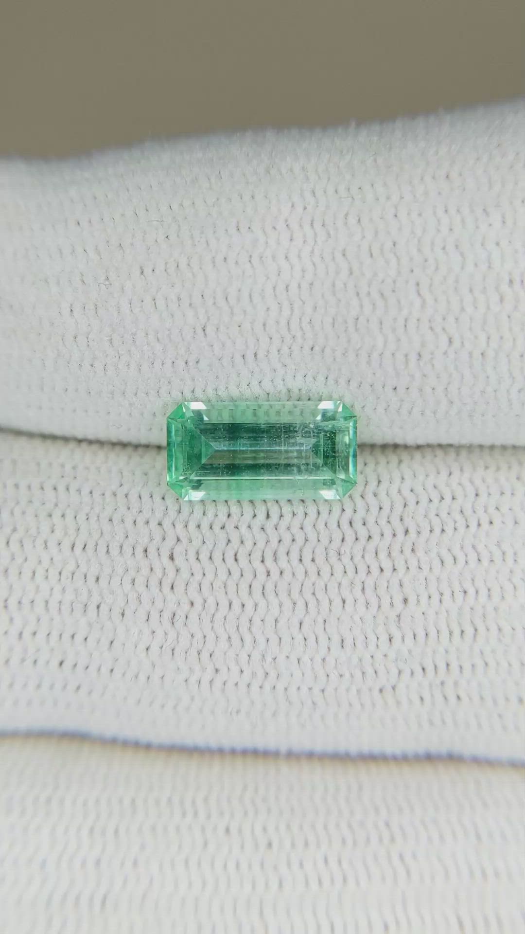1.47 Ct. Emerald from Russia Size Video