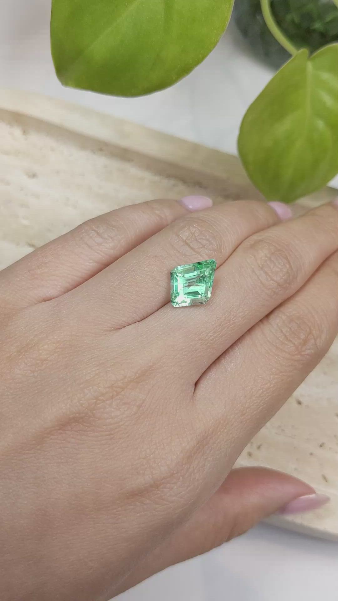 3.45 Ct. Emerald from Russia Size Video