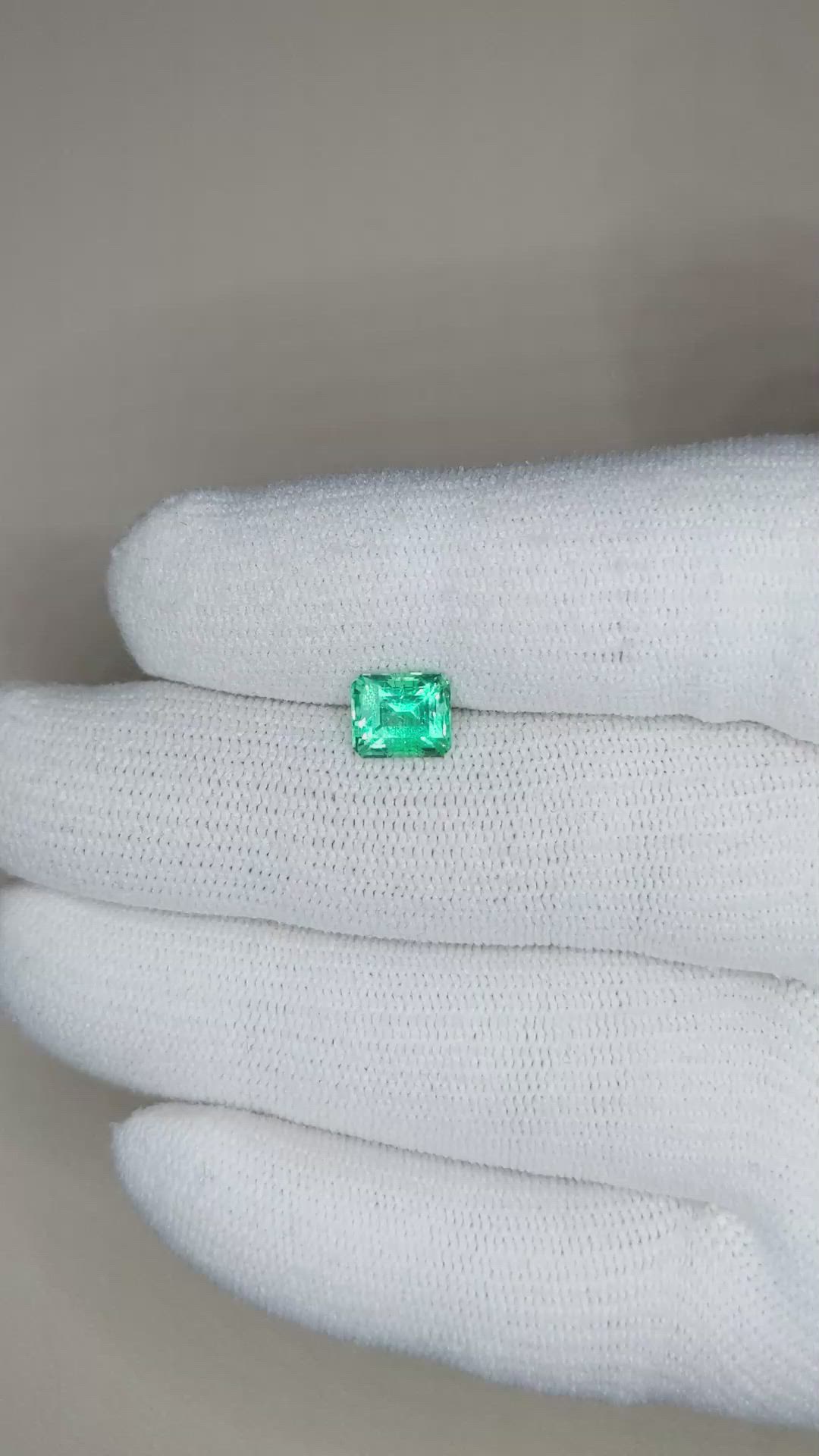 1.16 Ct. Emerald from Russia Size Video