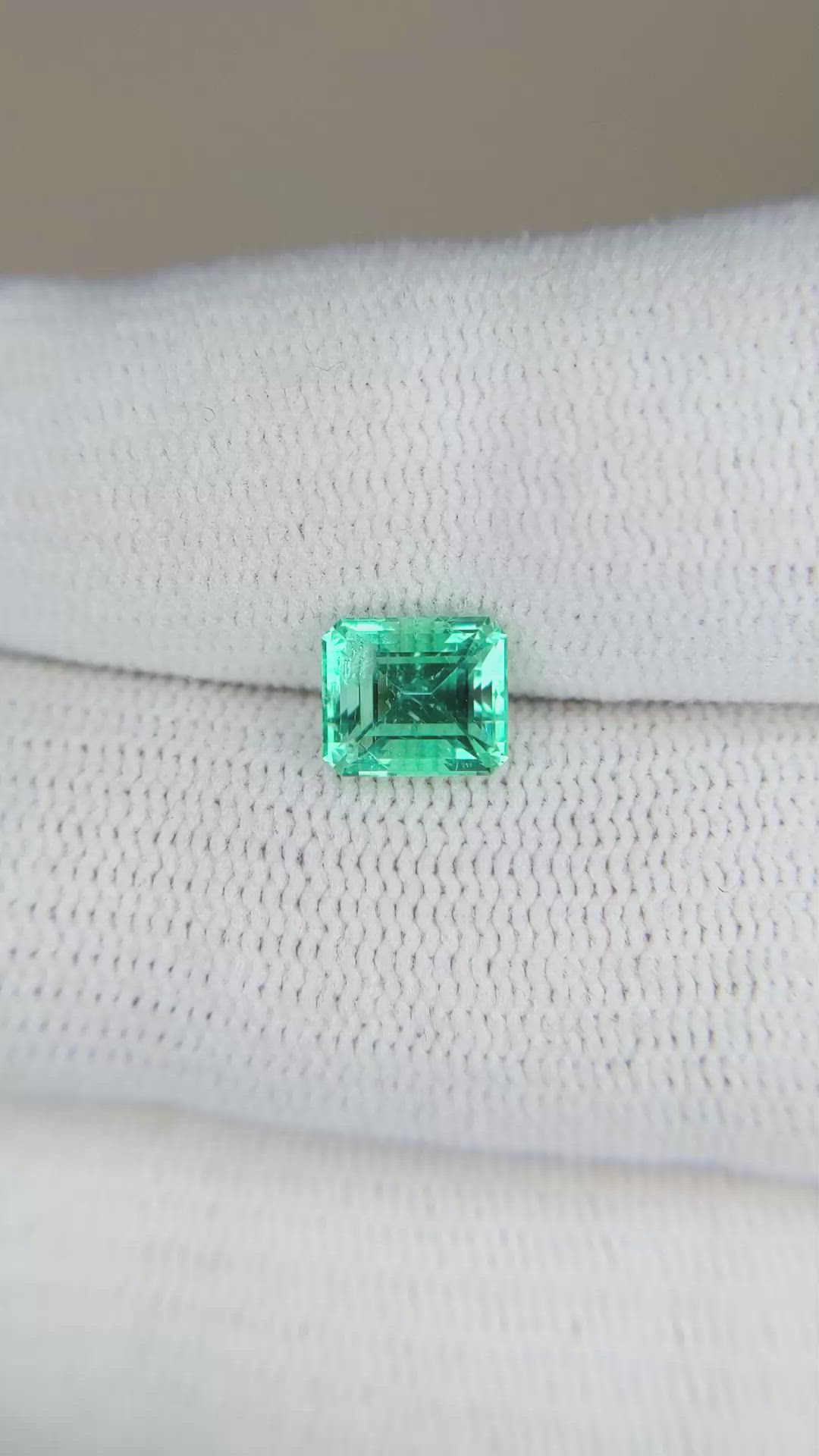 1.16 Ct. Emerald from Russia Size Video