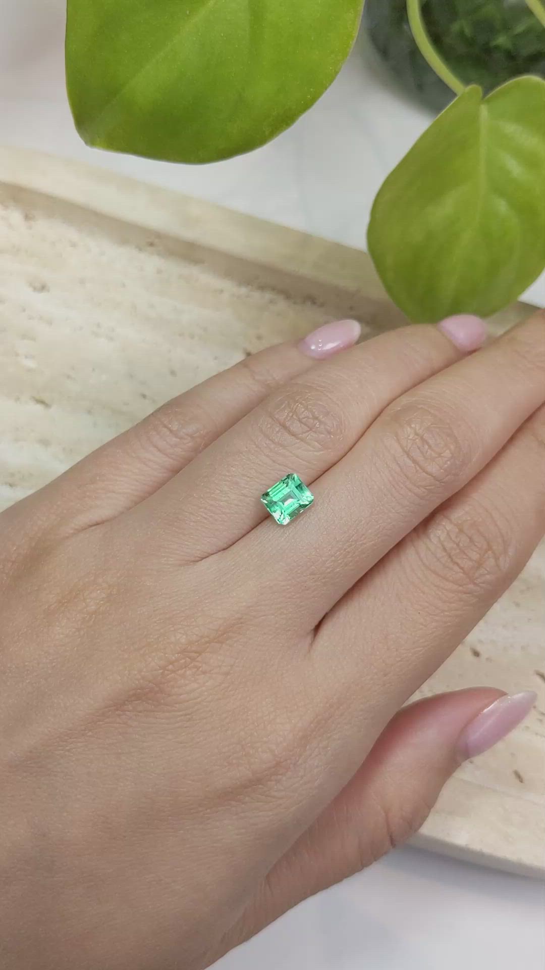 1.16 Ct. Emerald from Russia Size Video