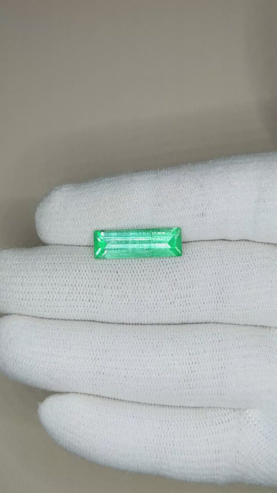 4.22 Ct. Emerald from Russia Size Video