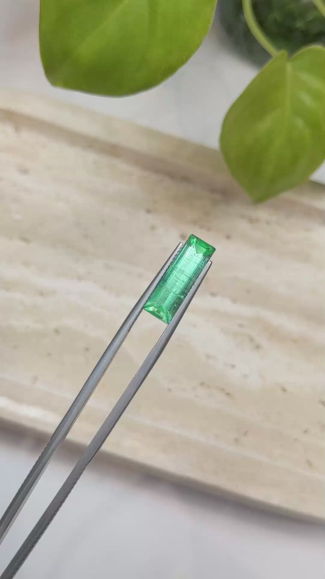 4.22 Ct. Emerald from Russia Size Video