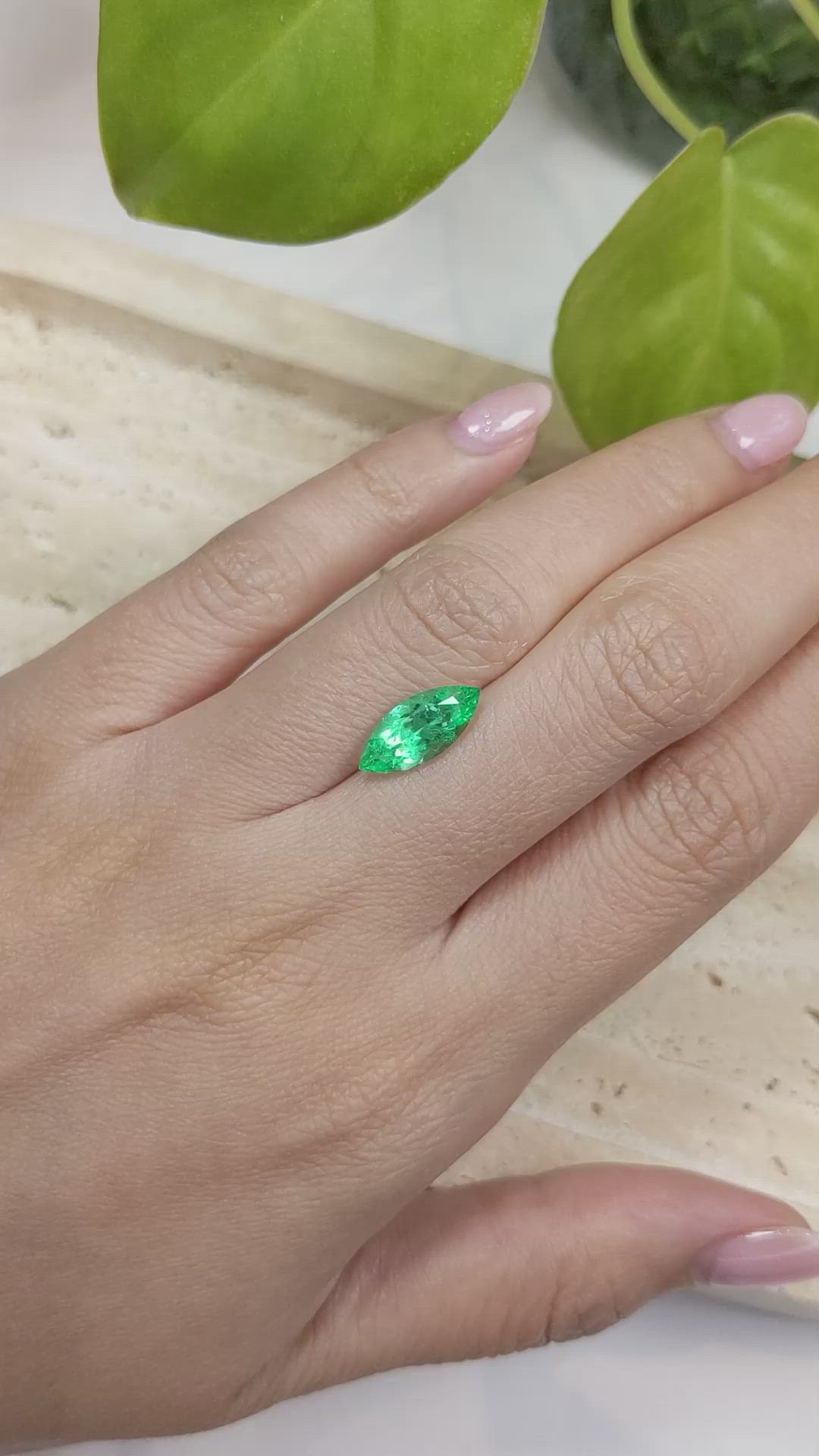 1.90 Ct. Emerald from Russia Size Video