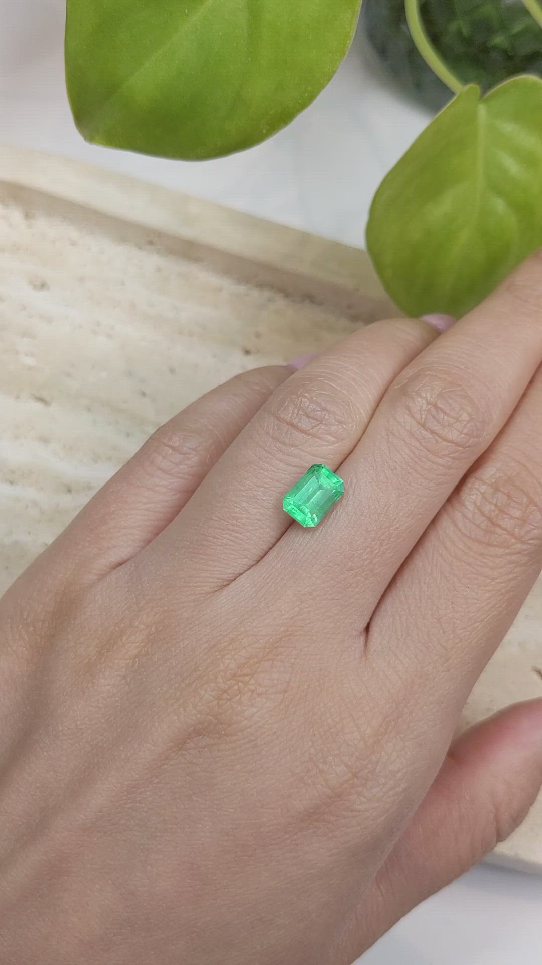 1.89 Ct. Emerald from Russia Size Video