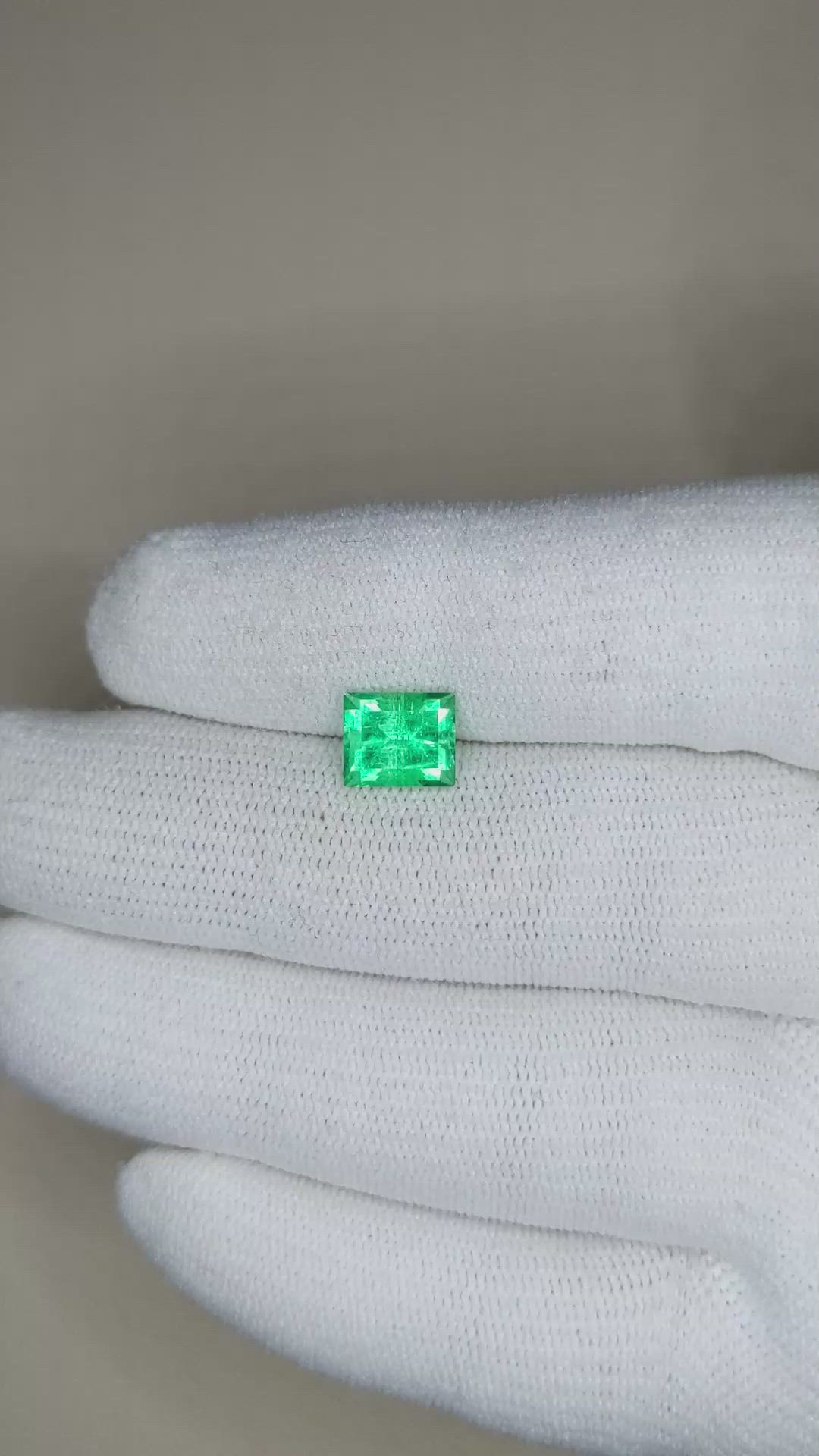 1.68 Ct. Emerald from Russia Size Video