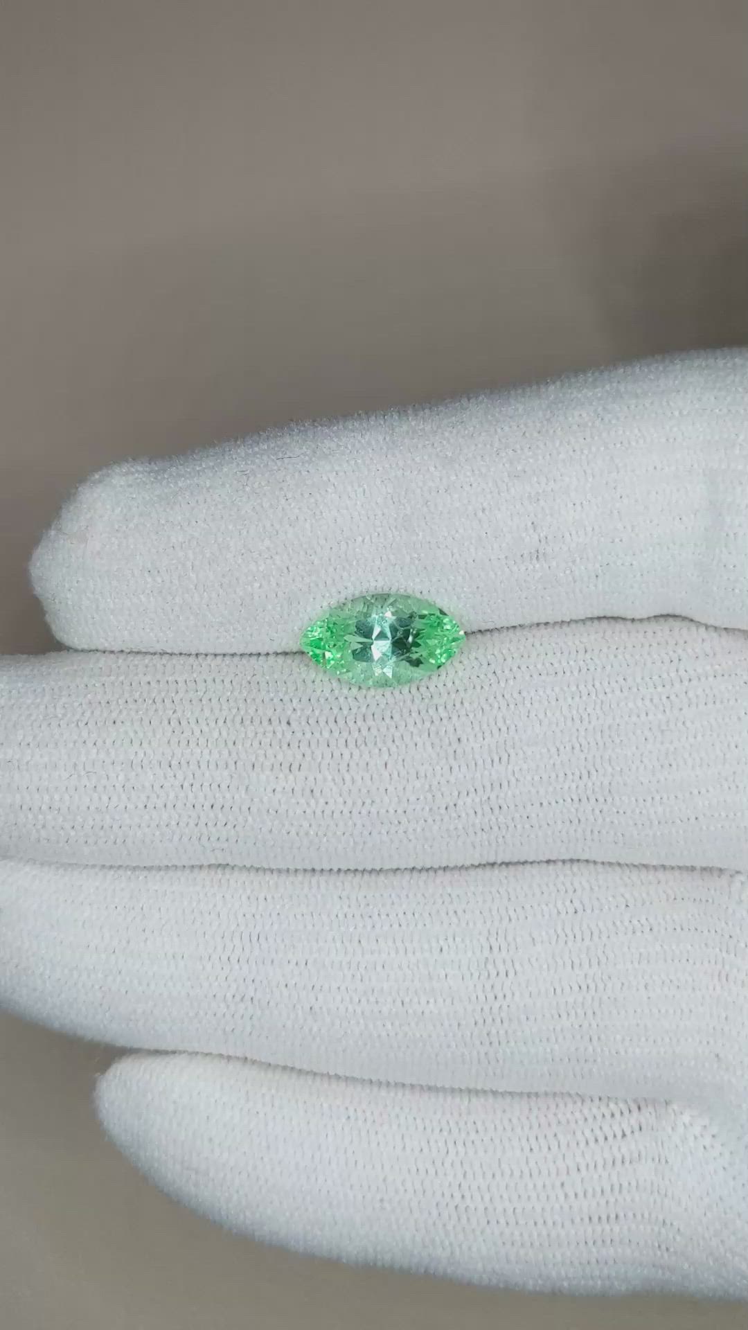 1.91 Ct. Emerald from Russia Size Video