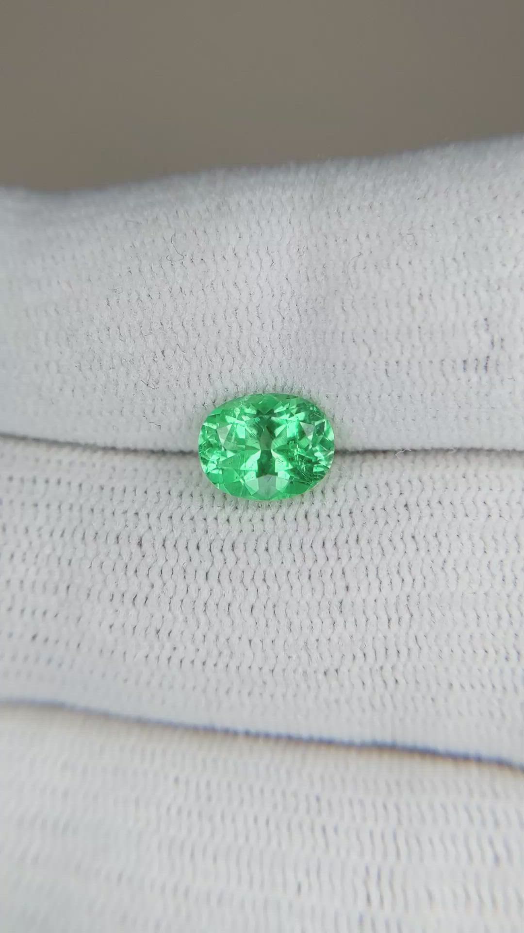 1.13 Ct. Emerald from Russia Size Video