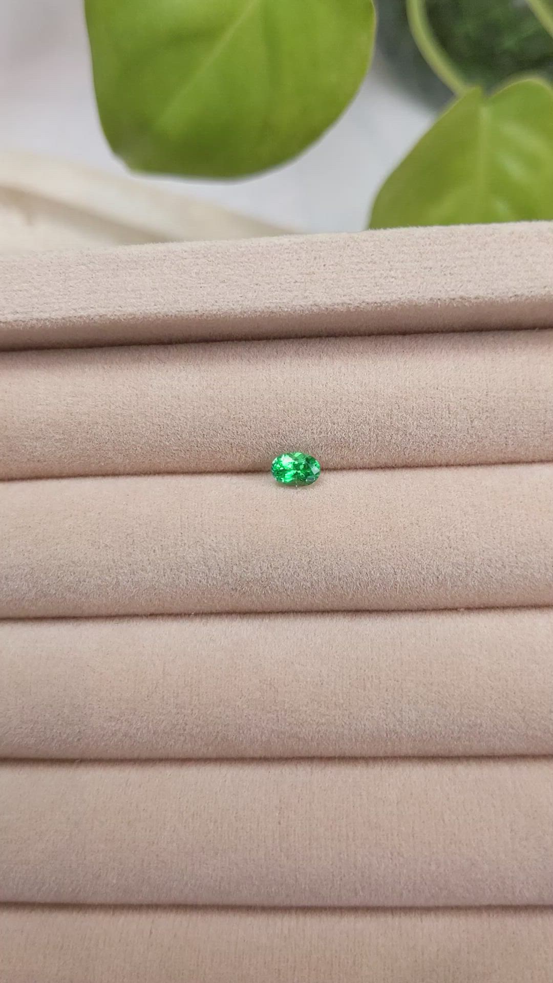 0.28 Ct. Emerald from Russia Size Video