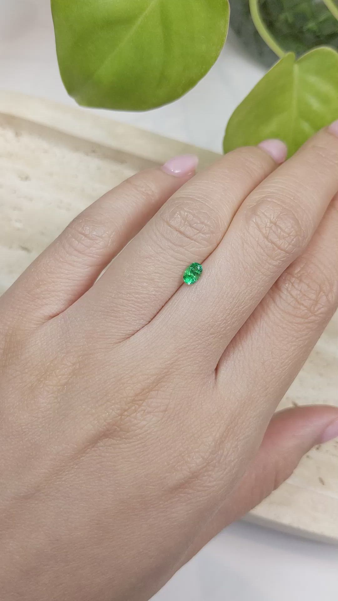 0.28 Ct. Emerald from Russia Size Video