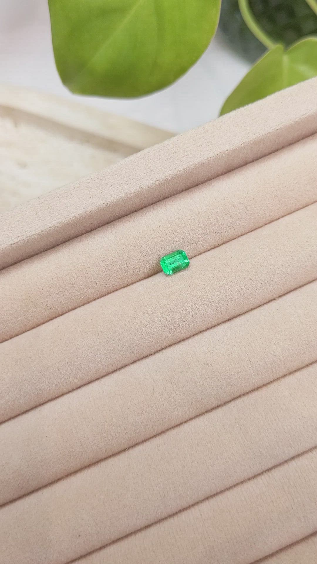 0.53 Ct. Emerald from Russia Size Video
