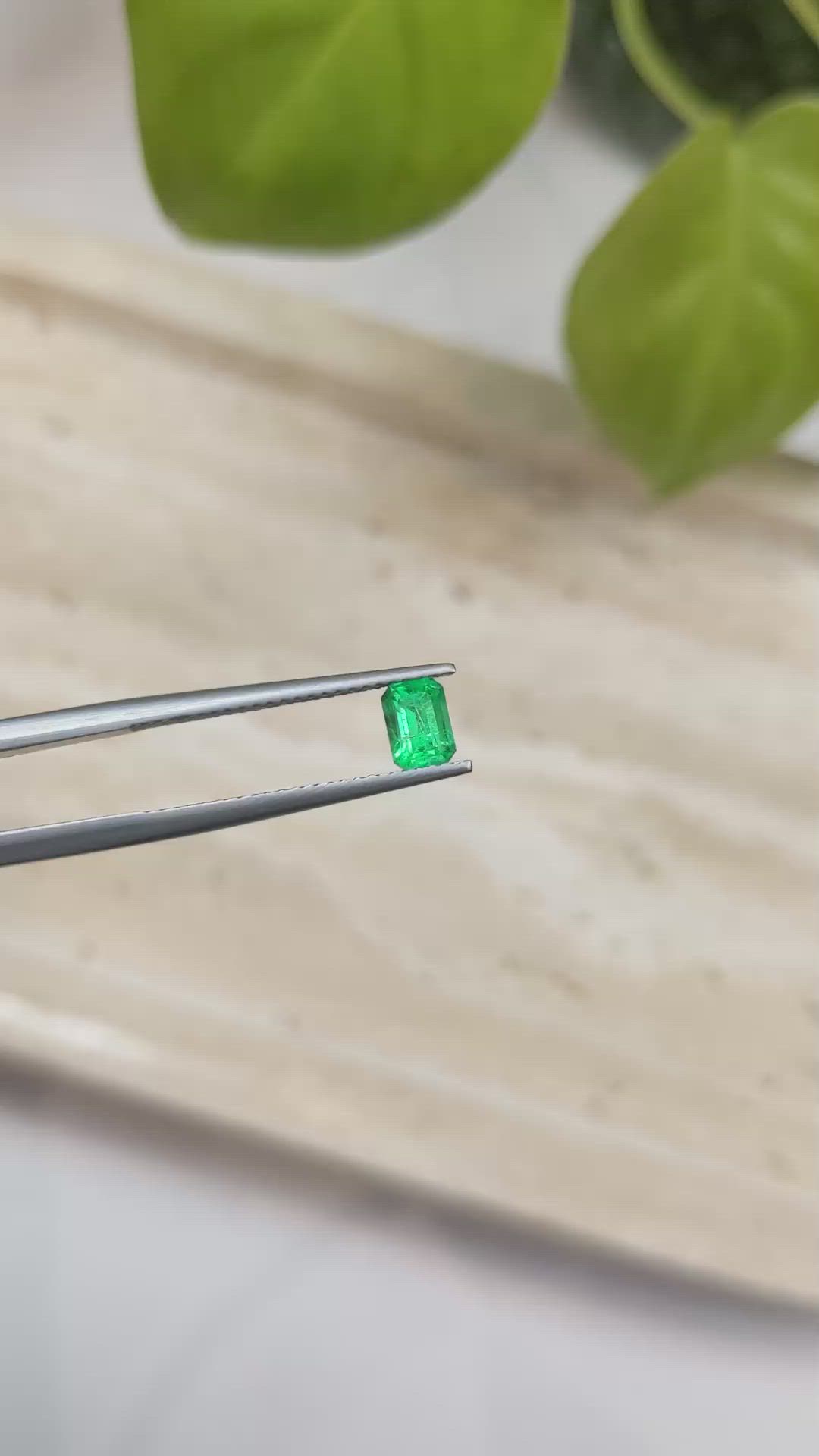 0.53 Ct. Emerald from Russia Size Video