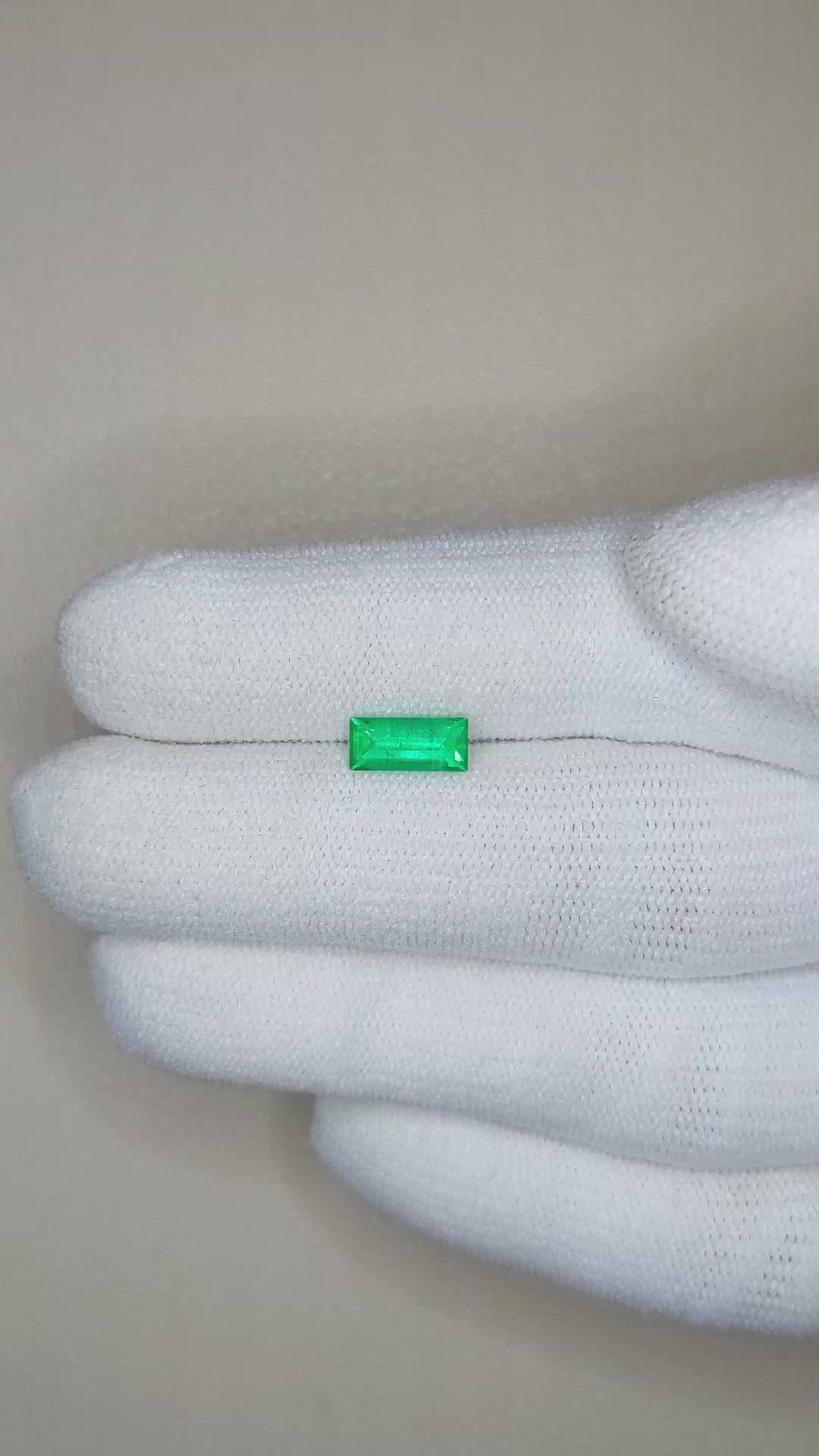 0.73 Ct. Emerald from Russia Size Video
