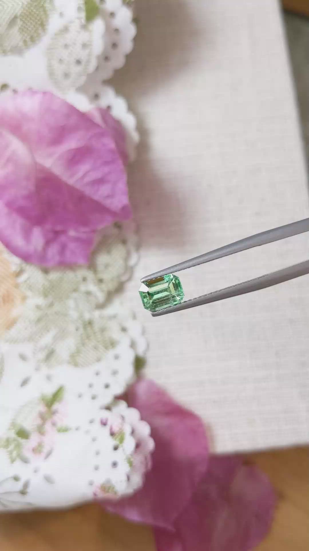 1.18 Ct. Emerald from Russia Size Video