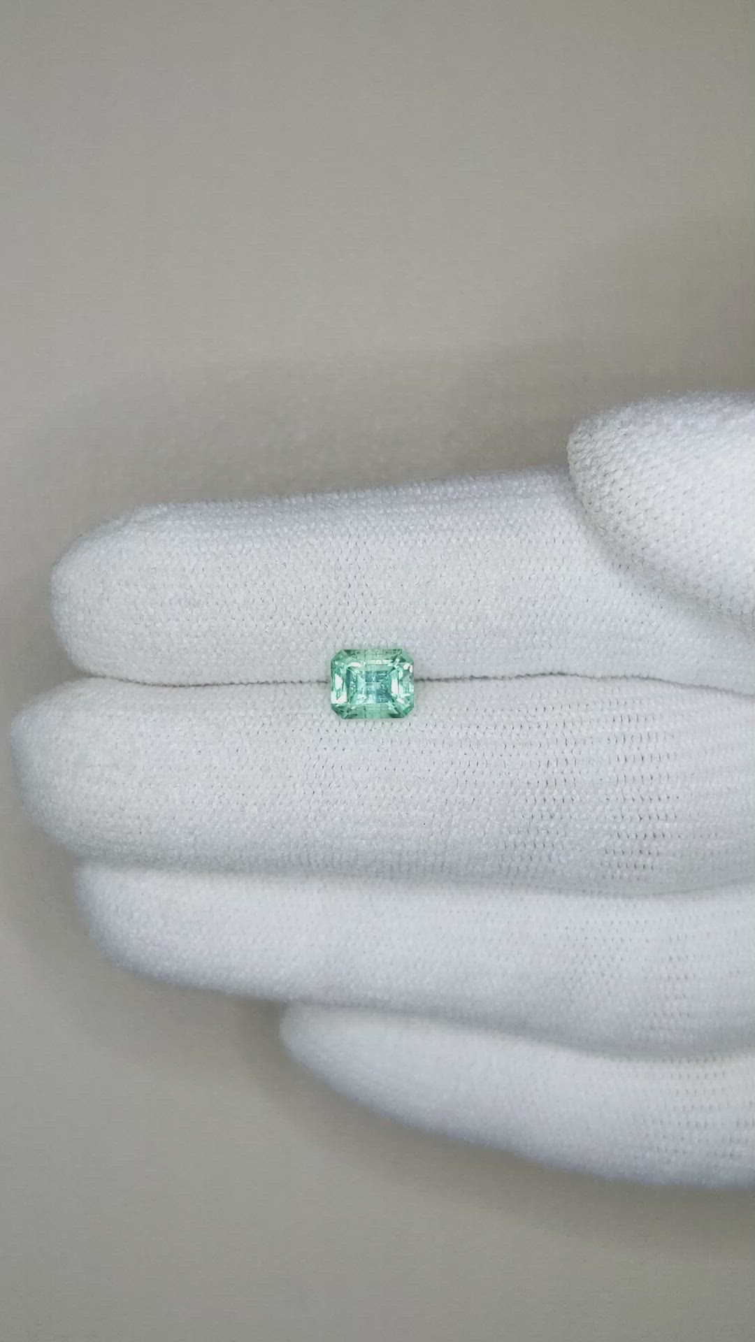 0.78 Ct. Emerald from Russia Size Video