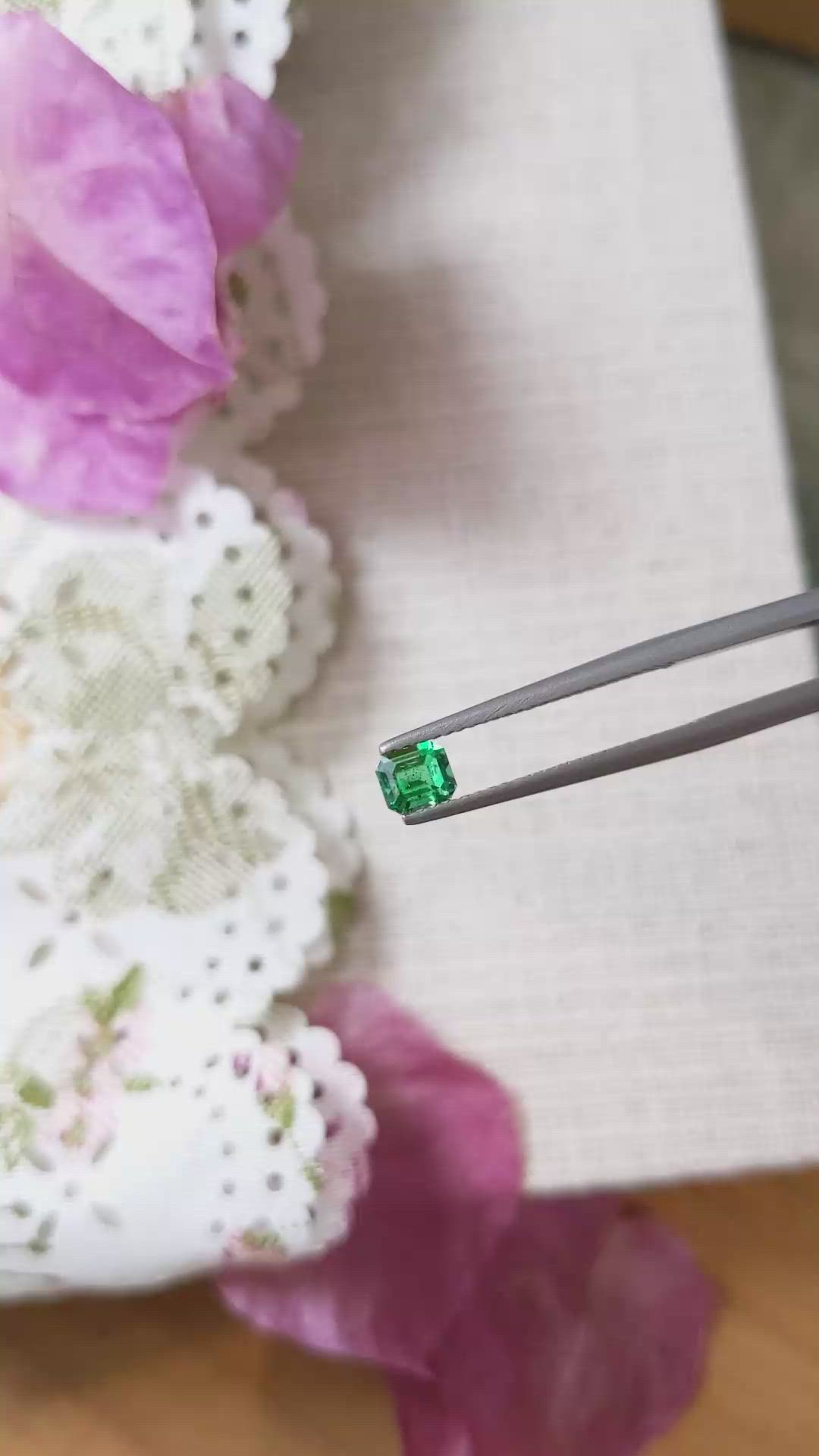 0.37 Ct. Emerald from Russia Size Video