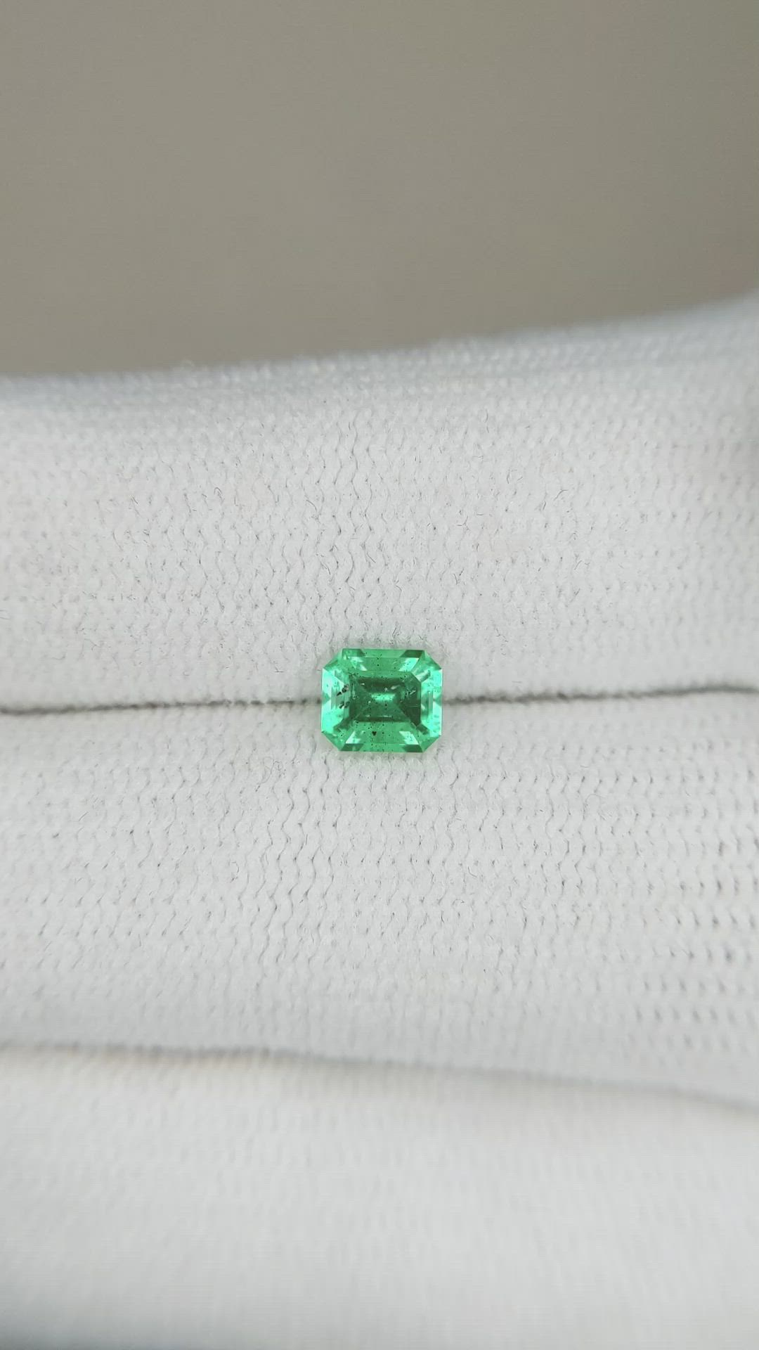 0.37 Ct. Emerald from Russia Size Video