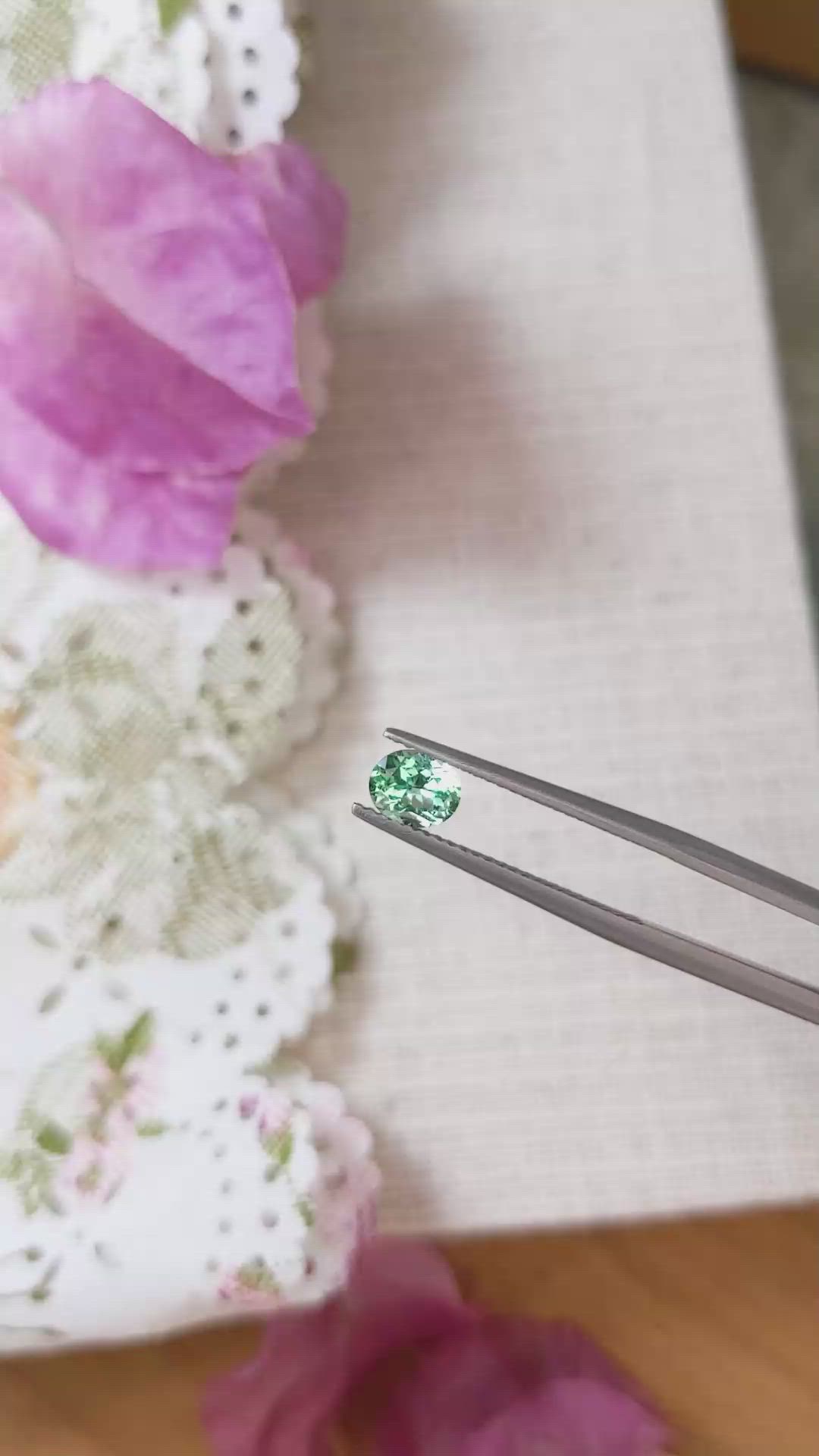 0.53 Ct. Emerald from Russia Size Video