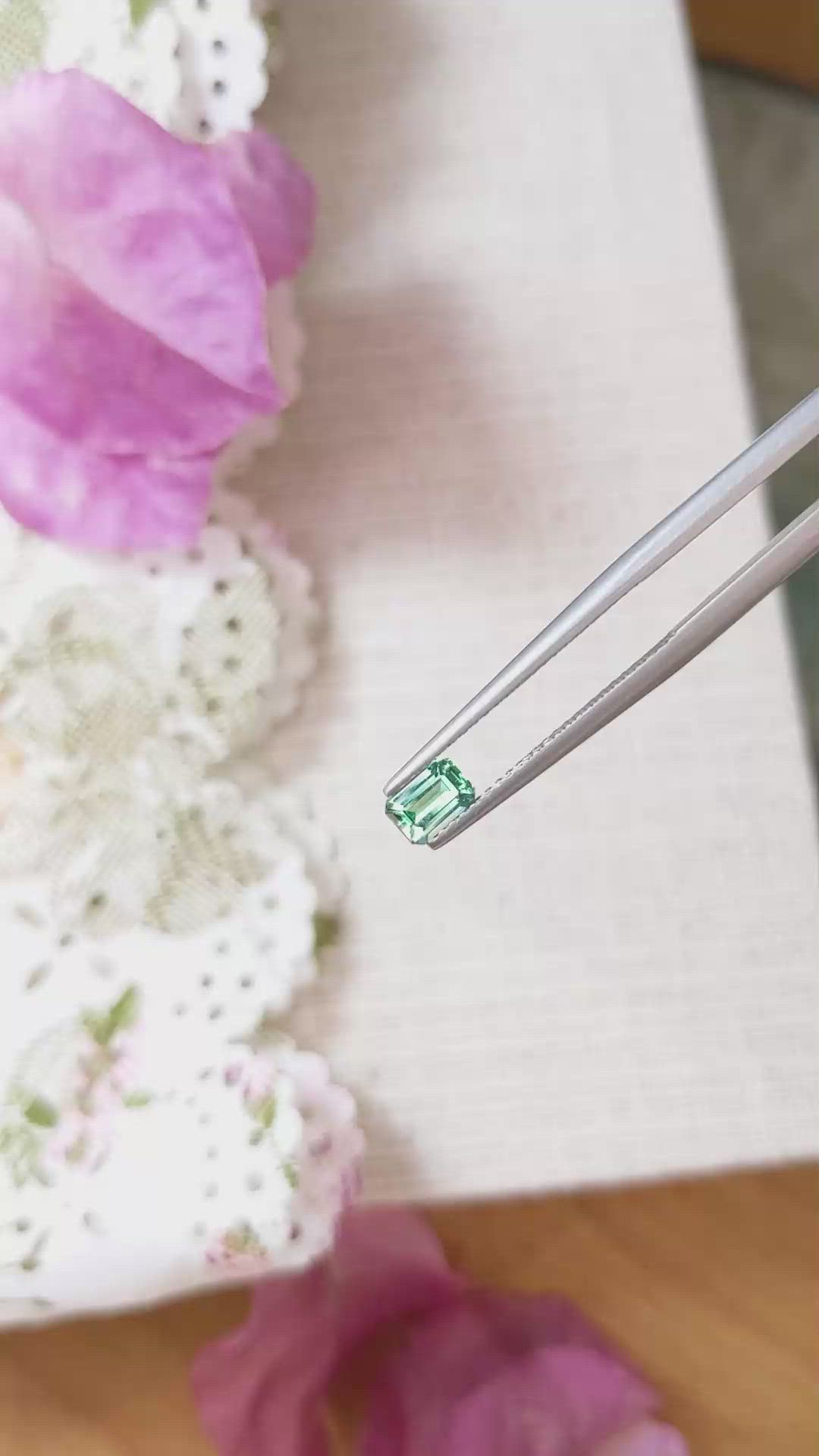0.38 Ct. Emerald from Russia Size Video