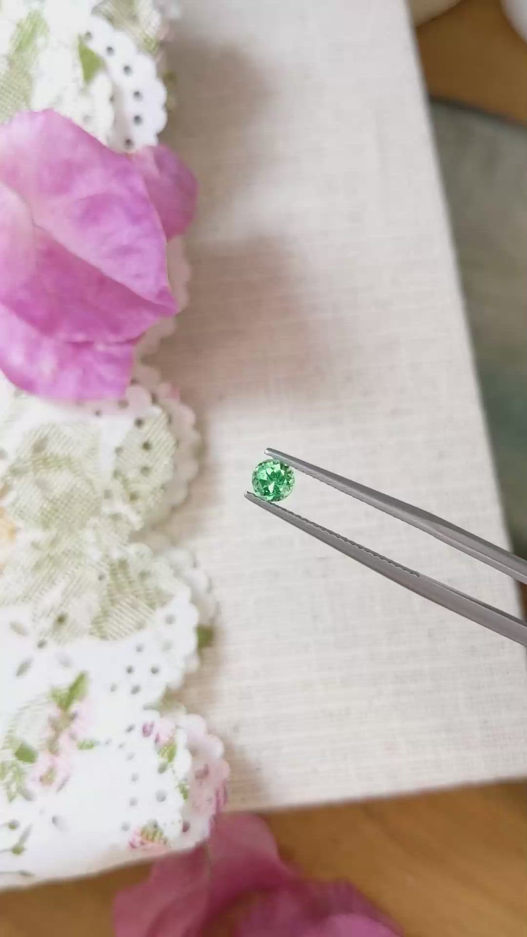 0.44 Ct. Emerald from Russia Size Video