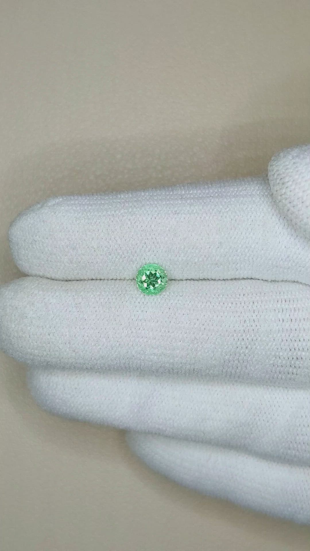0.44 Ct. Emerald from Russia Size Video