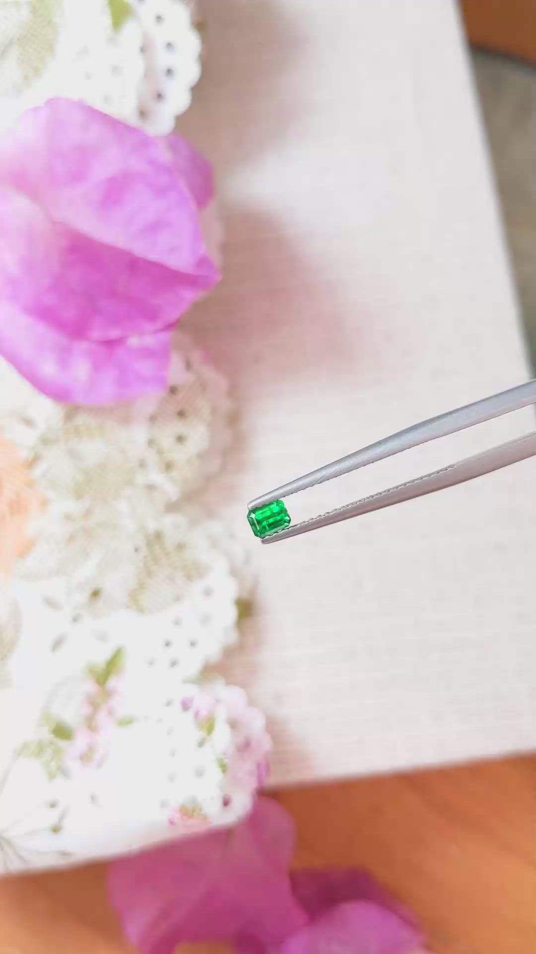 0.24 Ct. Emerald from Russia Size Video