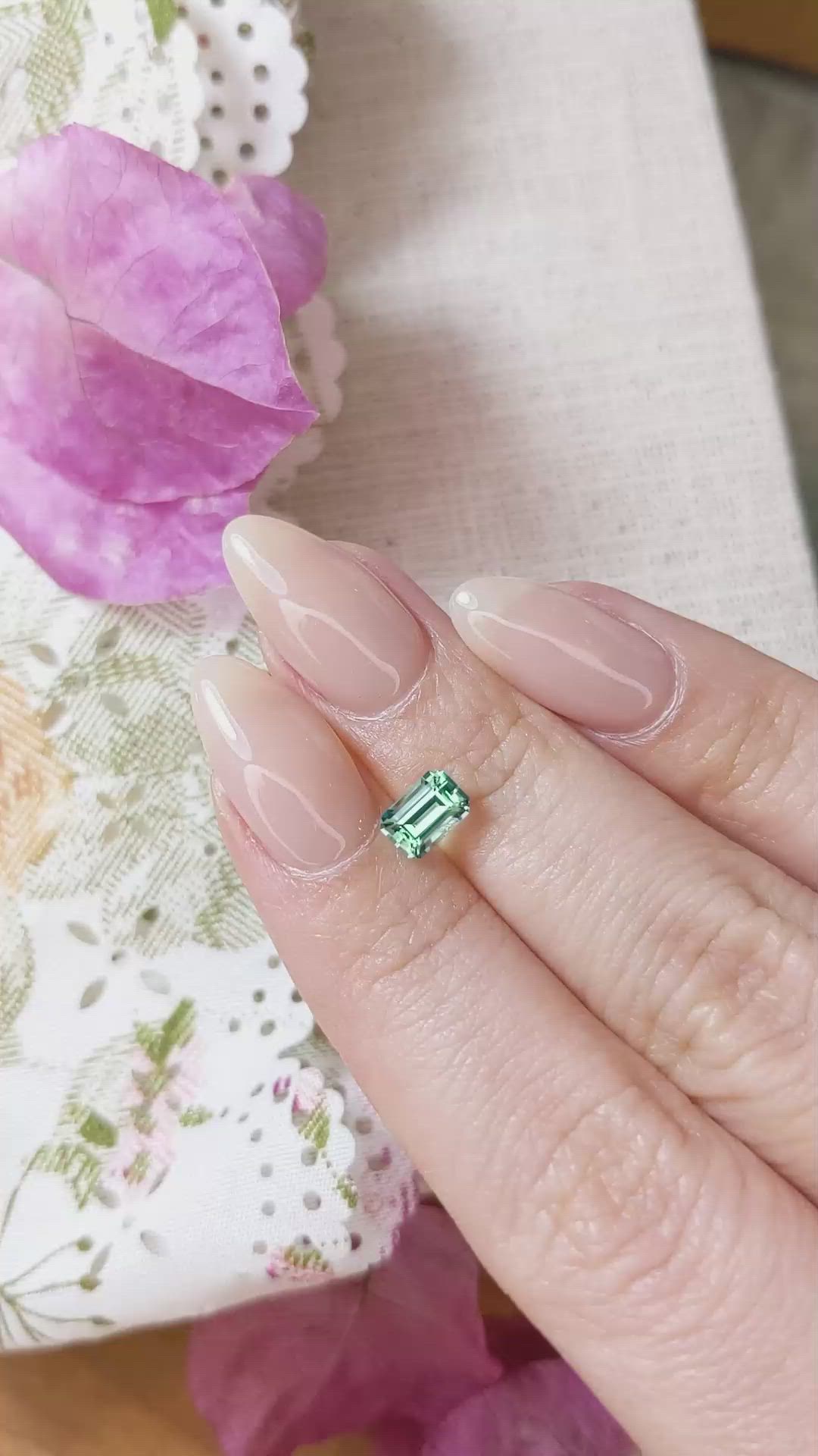 0.68 Ct. Emerald from Russia Size Video
