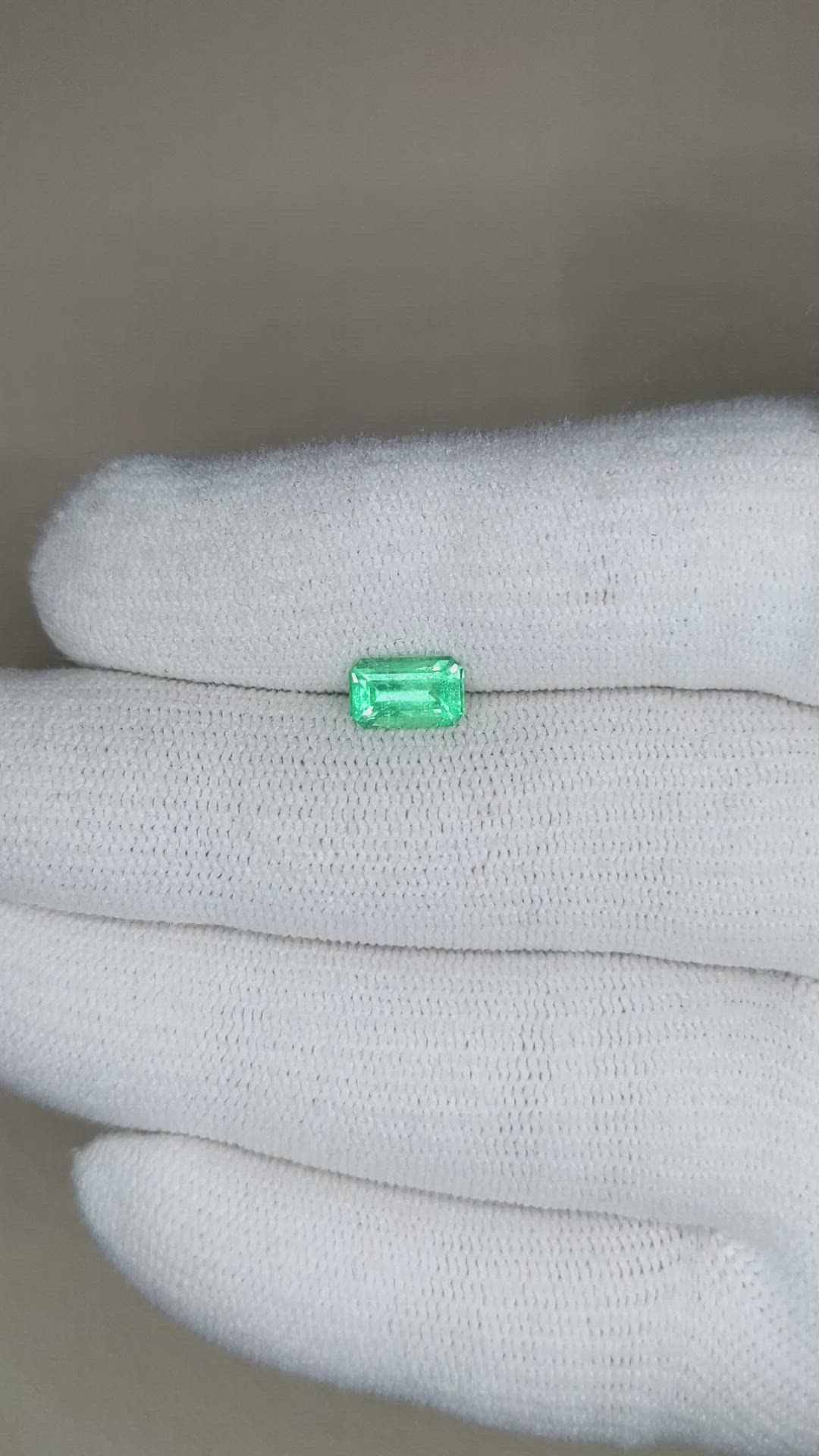 0.79 Ct. Emerald from Russia Size Video